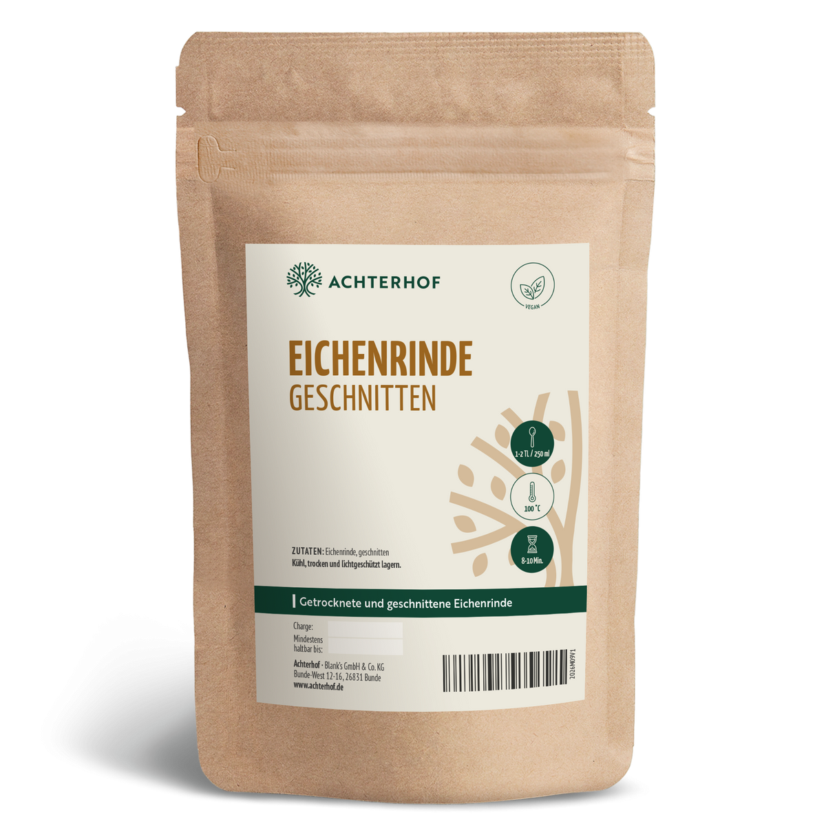 Eichenrinde geschnitten (1000g)