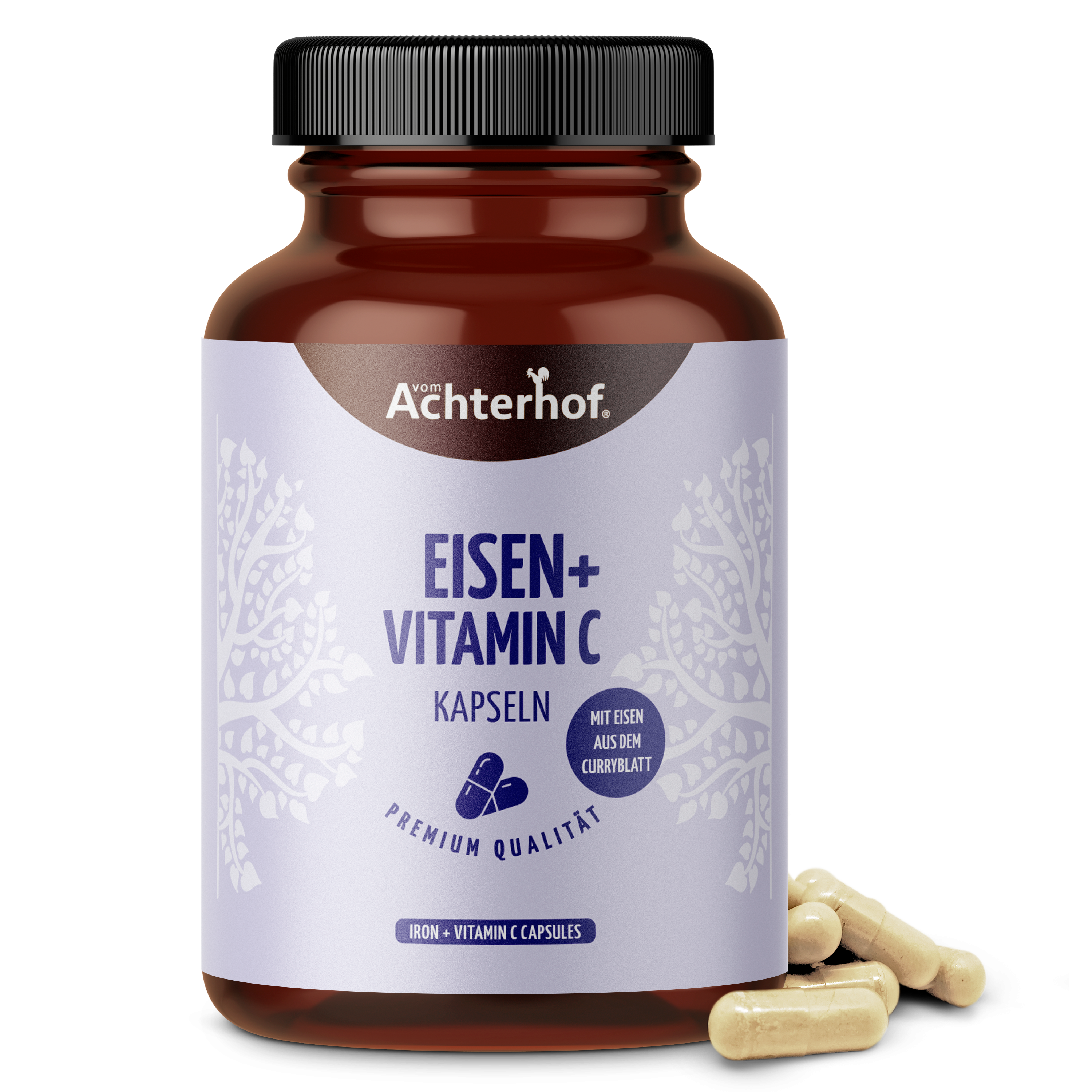 Eisen + Vitamin C Kapseln (180 Kapseln)