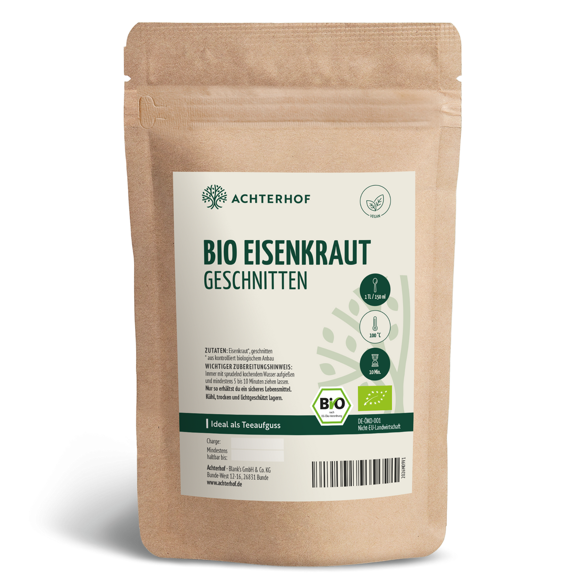 Eisenkraut geschnitten Bio (100g)