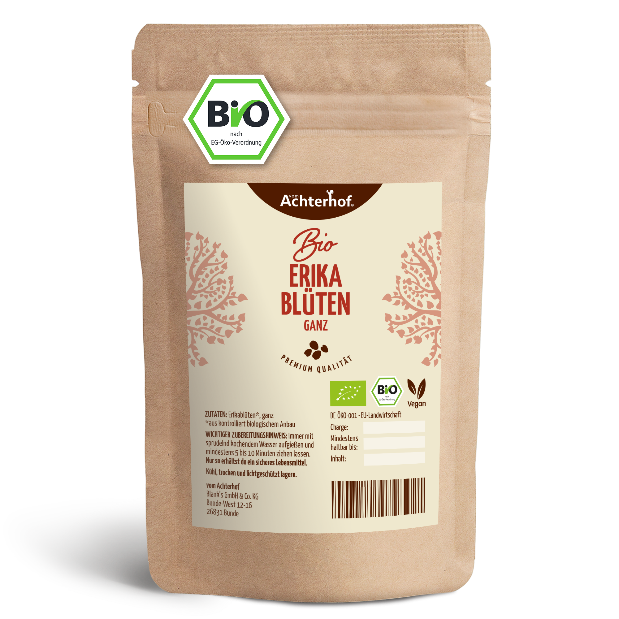Erikablüten ganz Bio (250g)