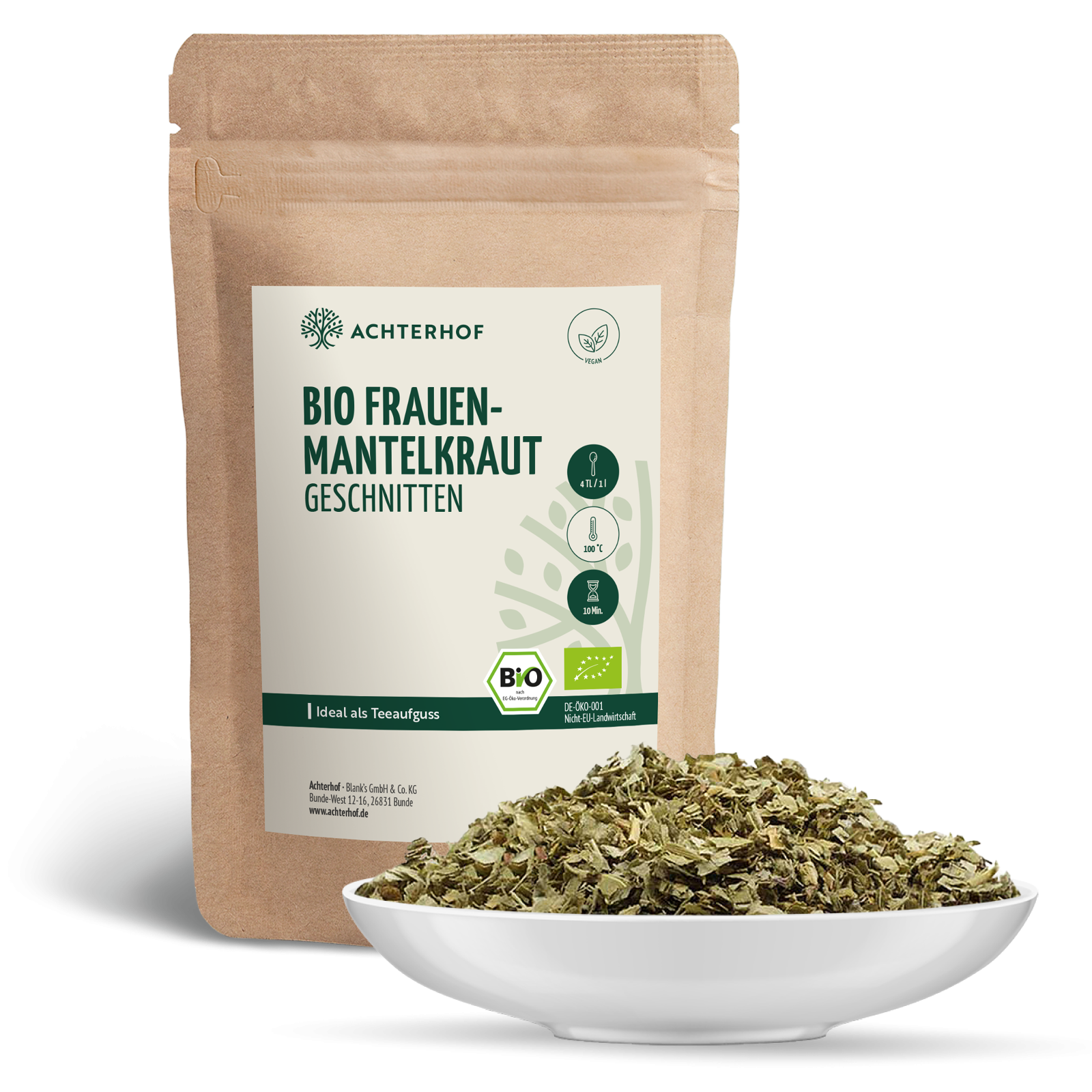 Bio Frauenmantelkraut geschnitten (100g)
