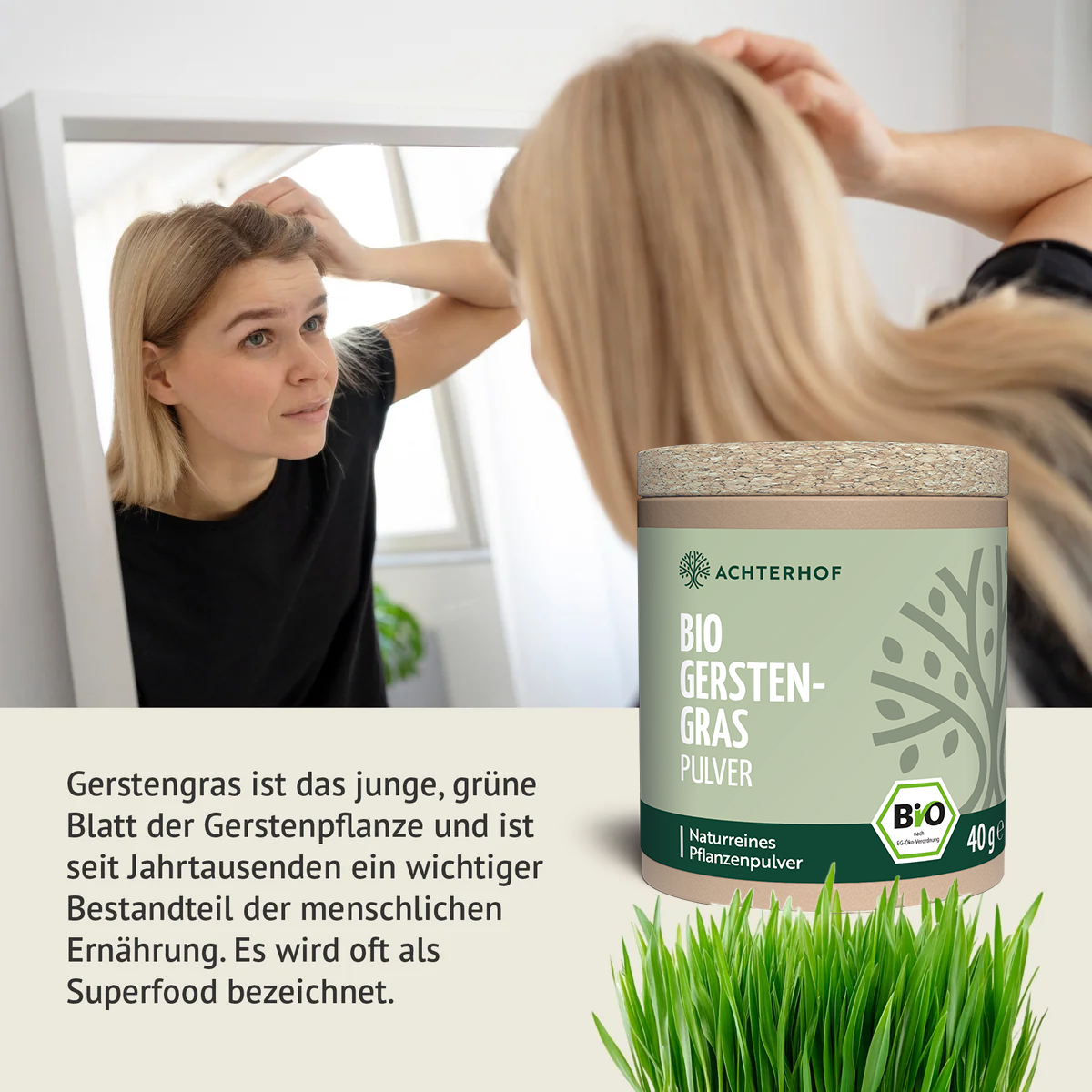 Bio Gerstengras Pulver (40g)