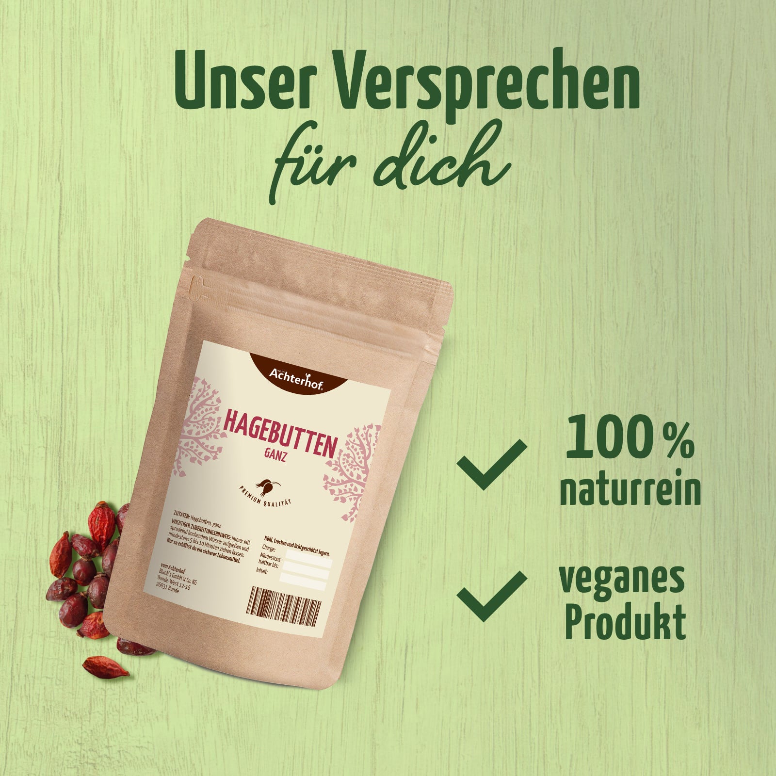 Hagebutten ganz (5000g)