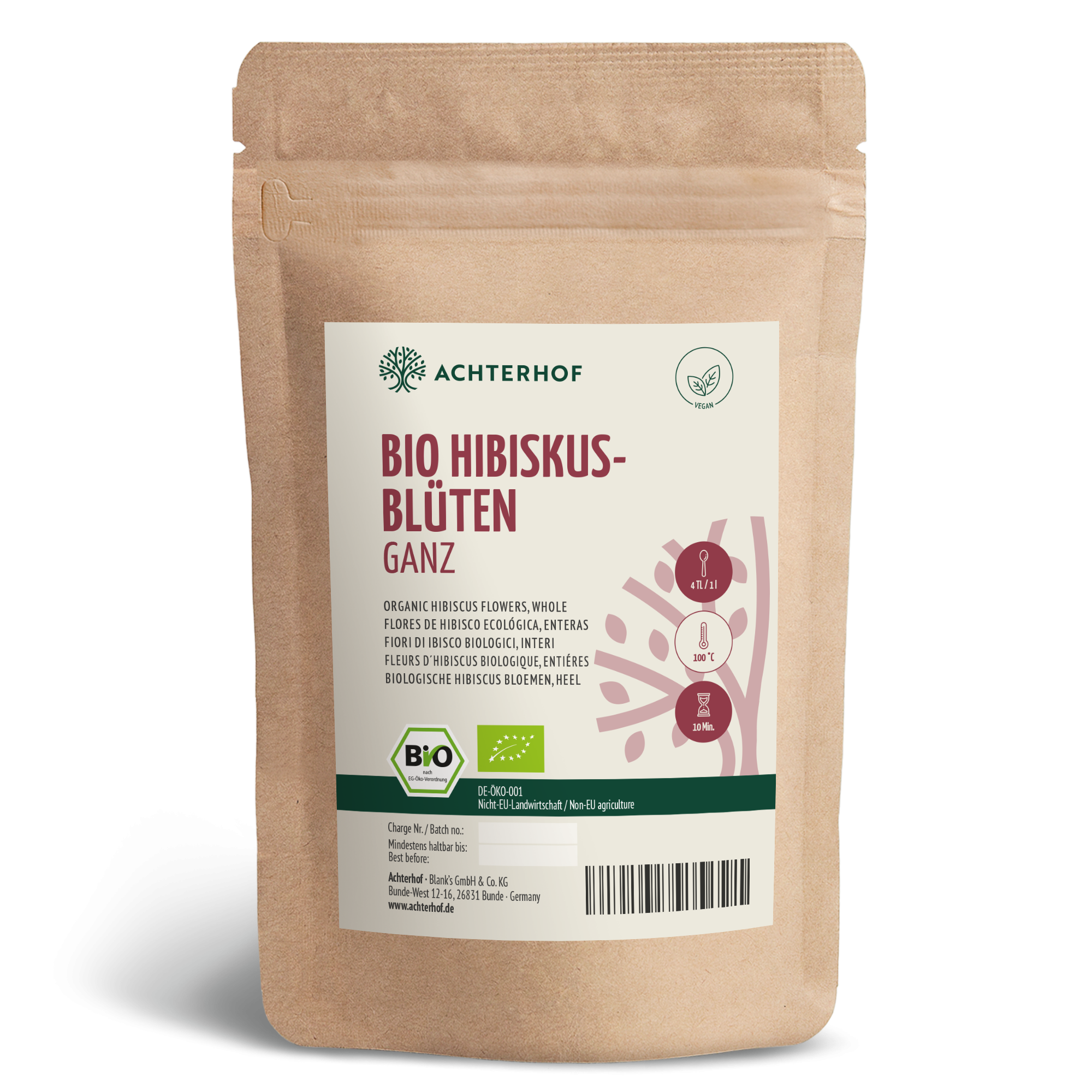 Hibiskusblüten ganz Bio (40g)