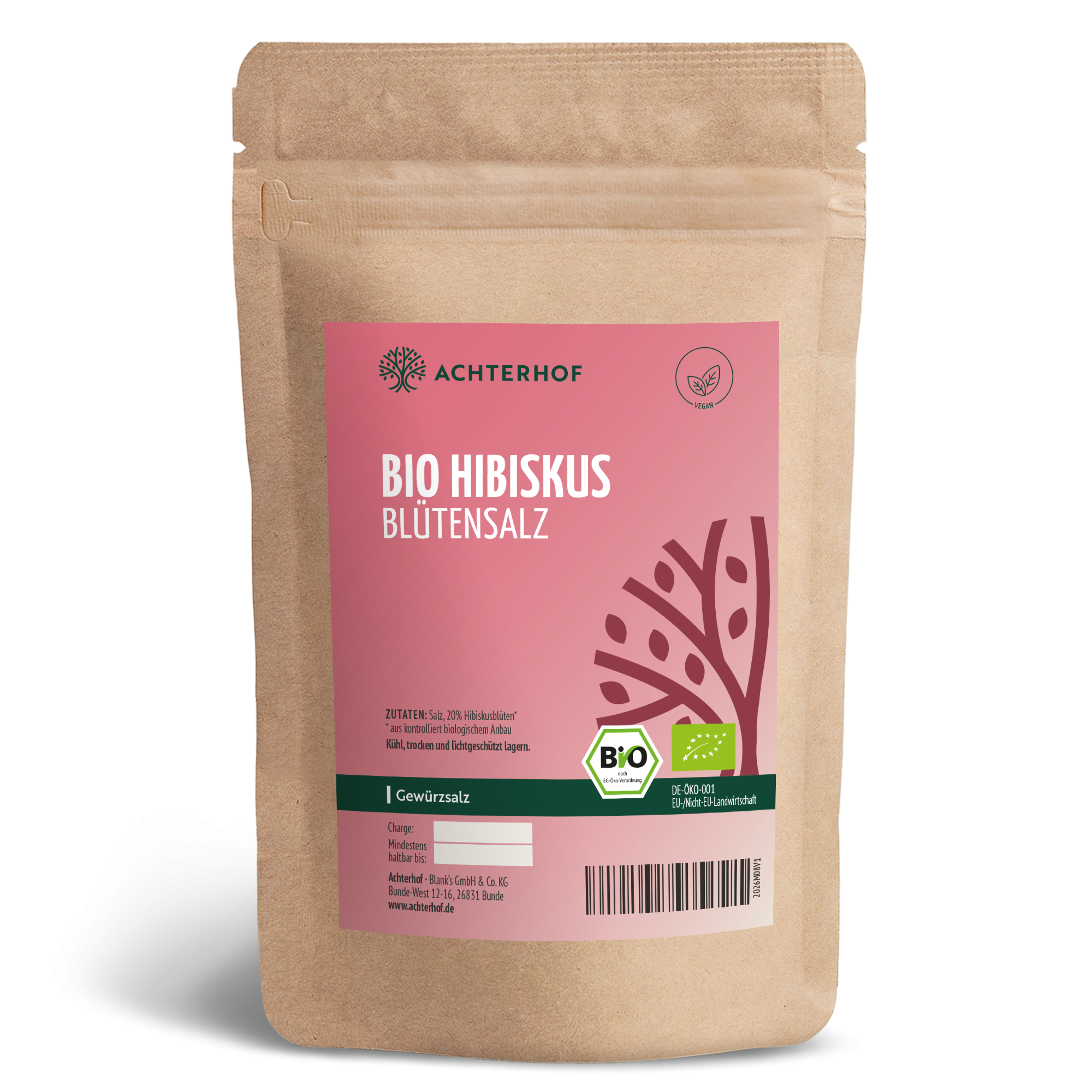 Hibiskusblütensalz Bio (100g)
