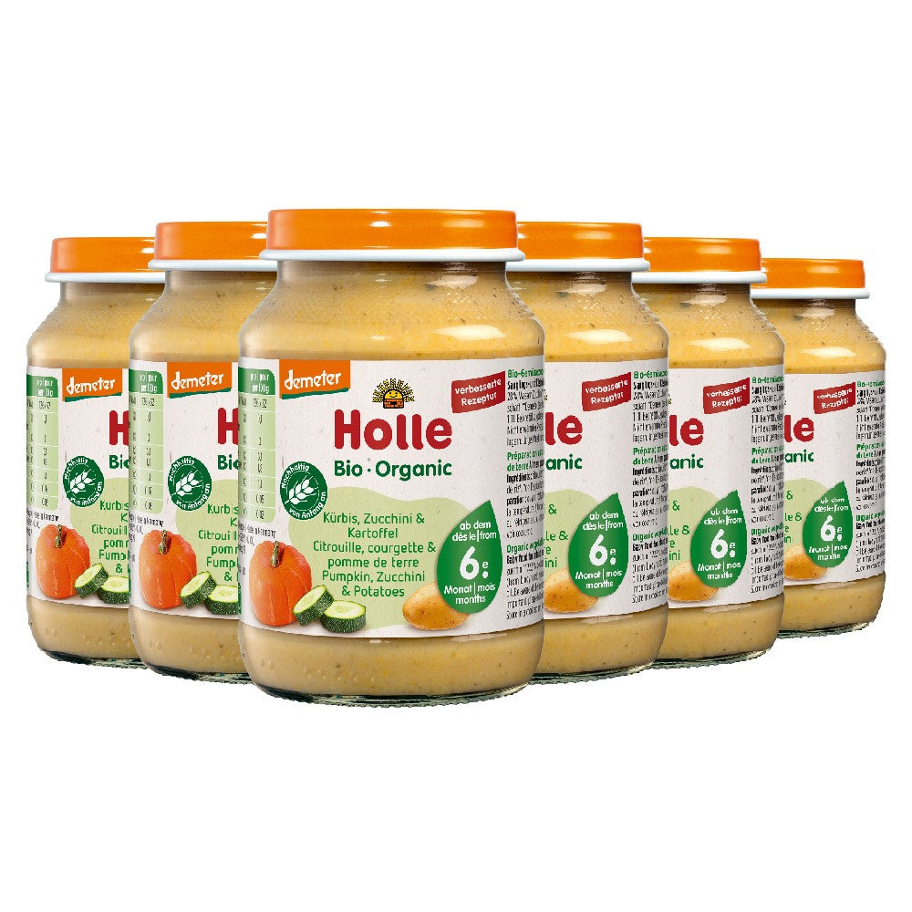 Kürbis Zucchini & Kartoffel - 6x190g - Demeter ab dem 6. Monat