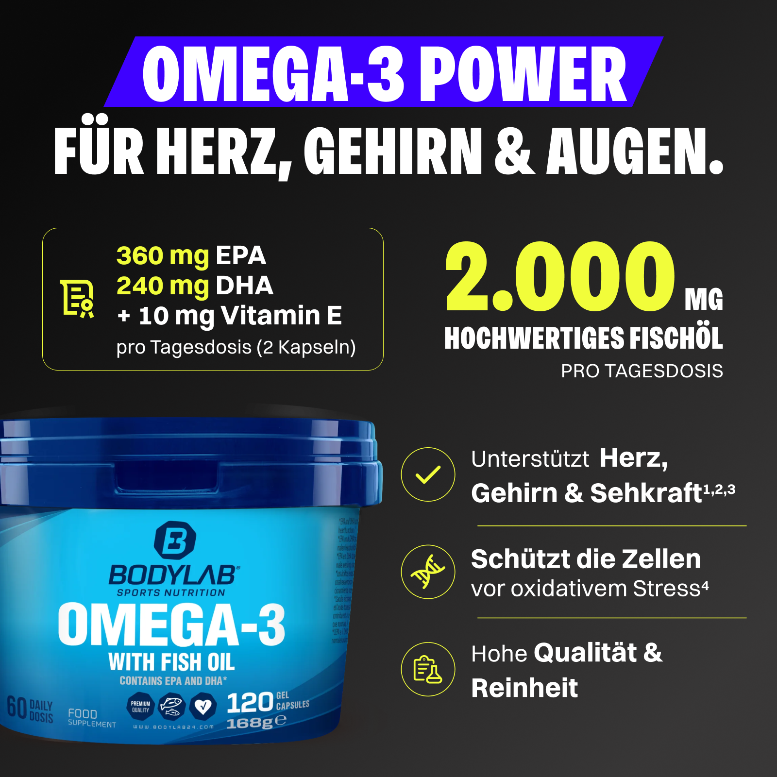 Omega-3 (120 Kapseln)