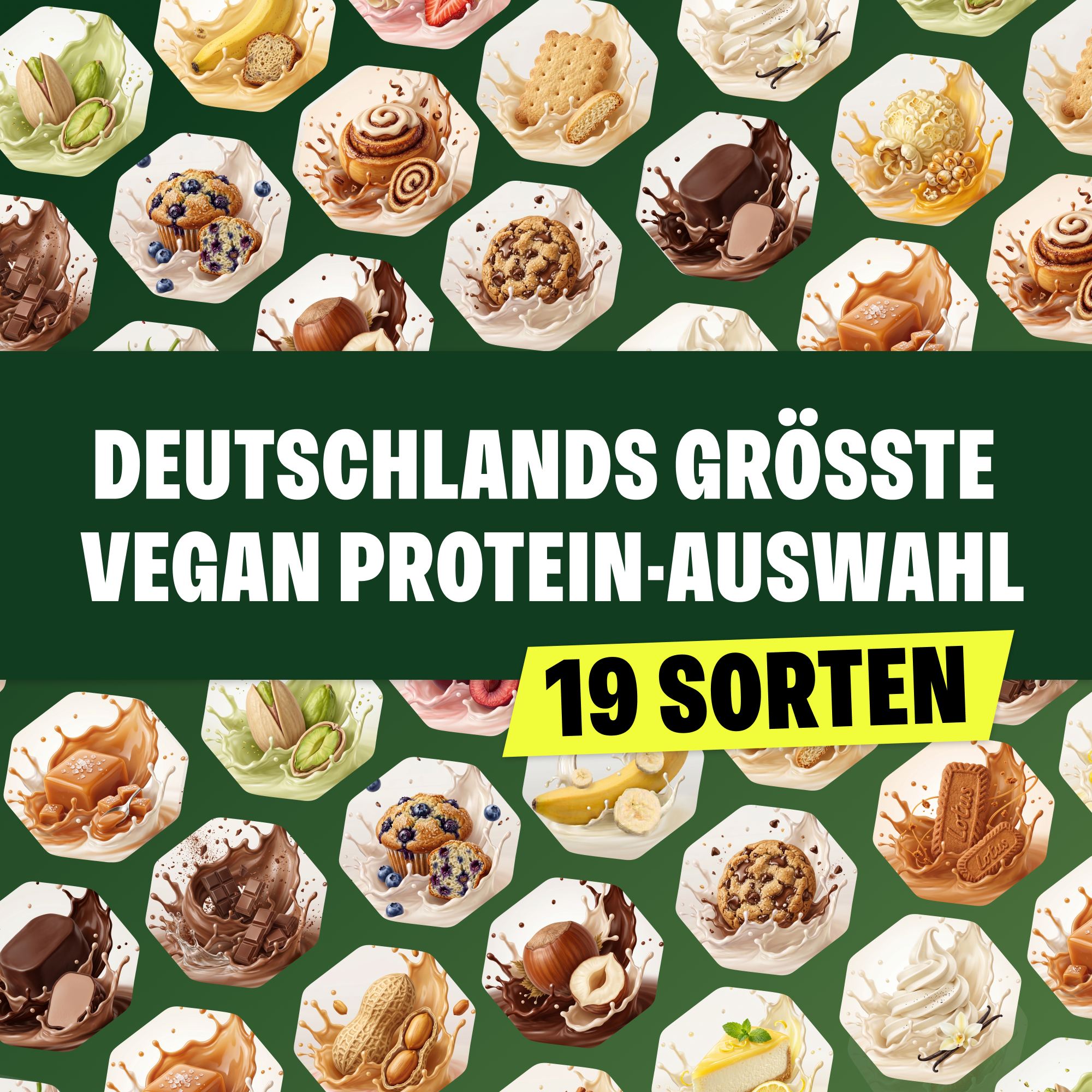 3 x Vegan Protein (1000g)