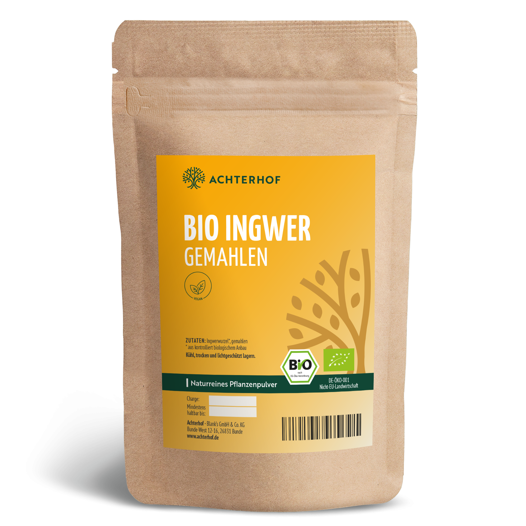 Bio Ingwer gemahlen (1000g)