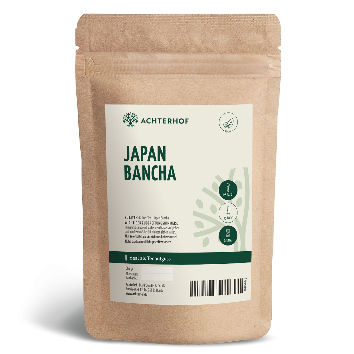 Grüner Tee Japan Bancha (100g)