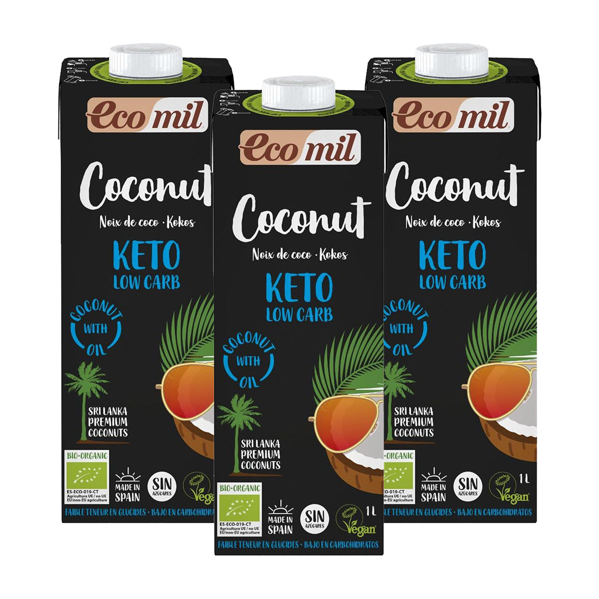 3x Keto Kokosdrink (3x1000ml)