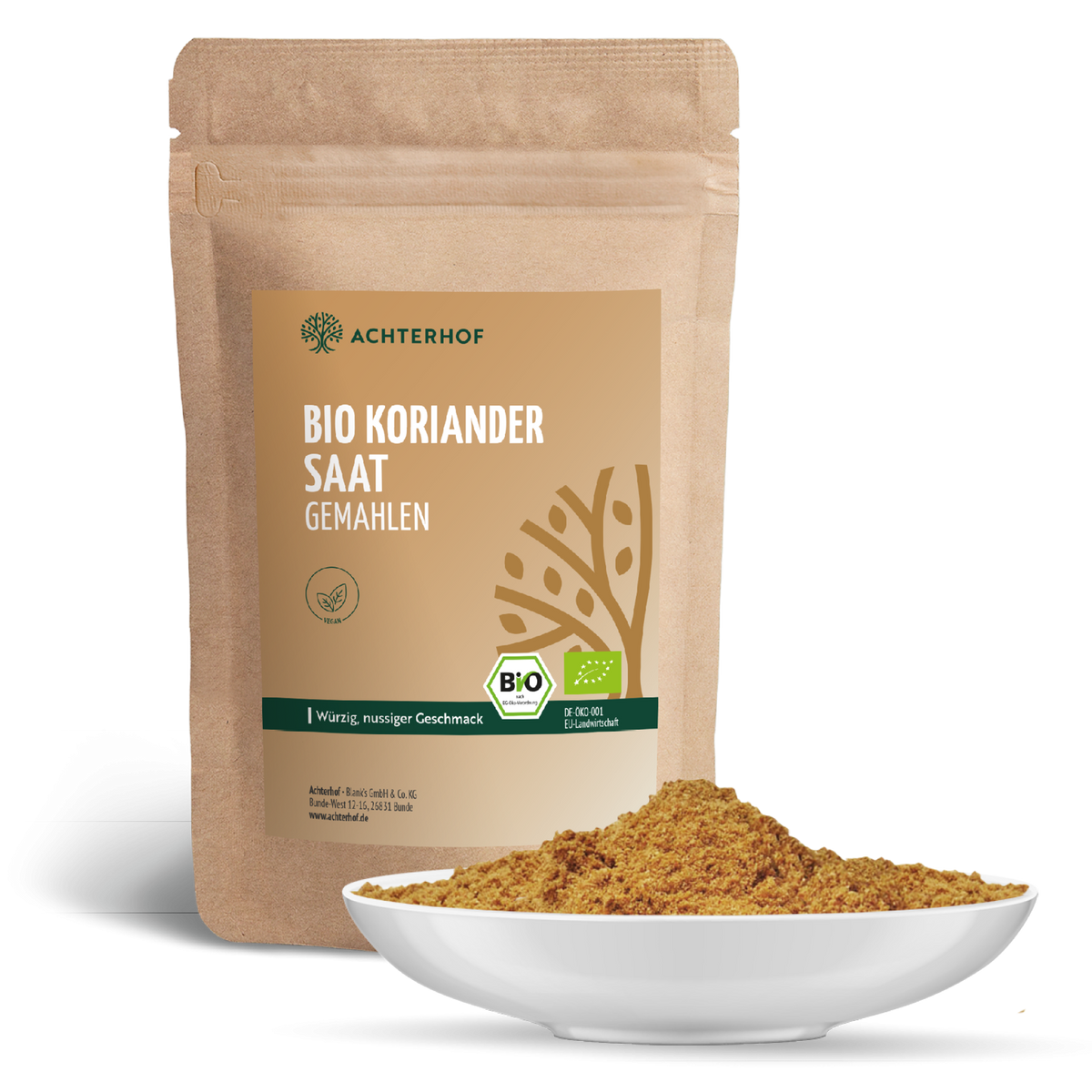 Koriandersaat gemahlen Bio (500g)