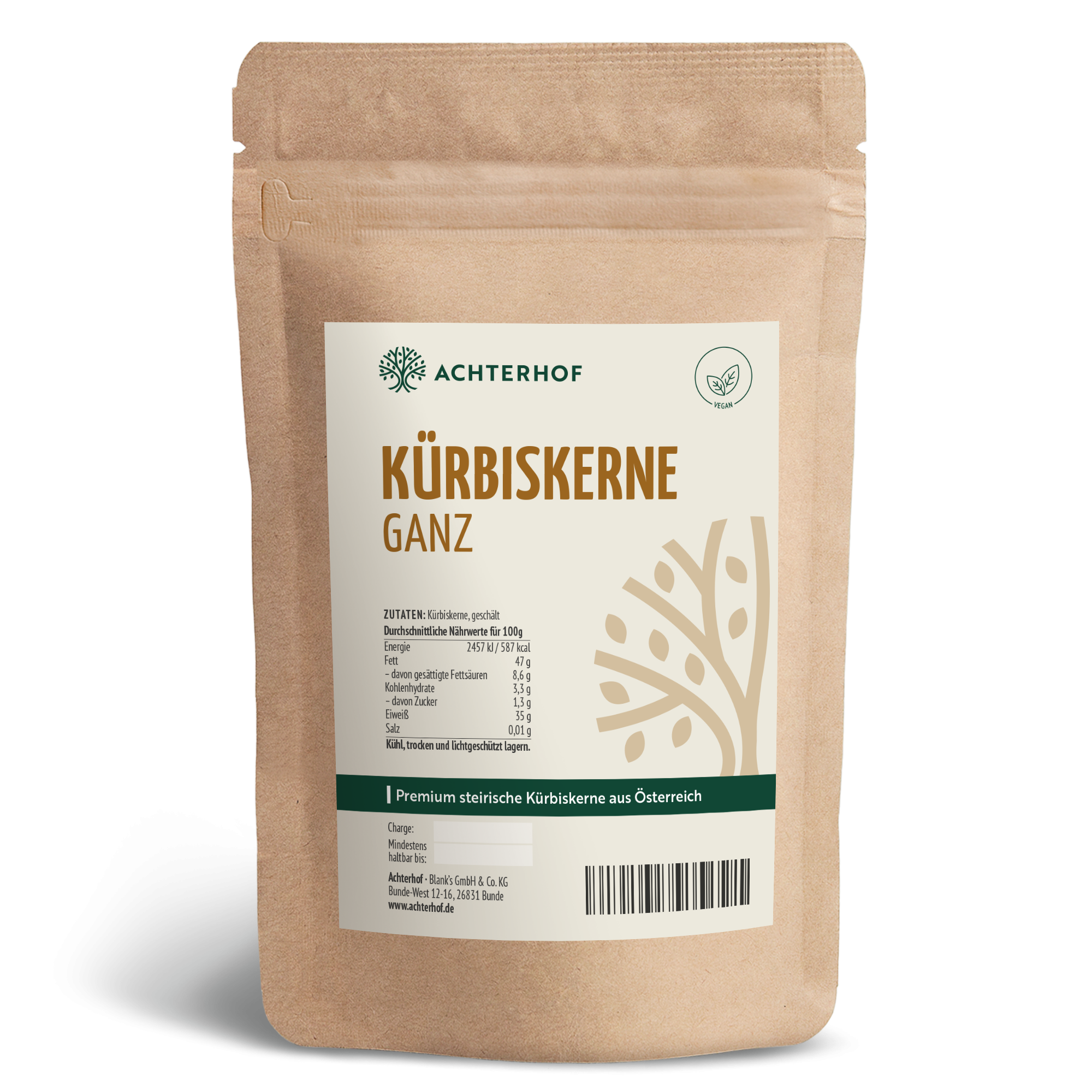 Premium steirische Kürbiskerne geschält (250g)