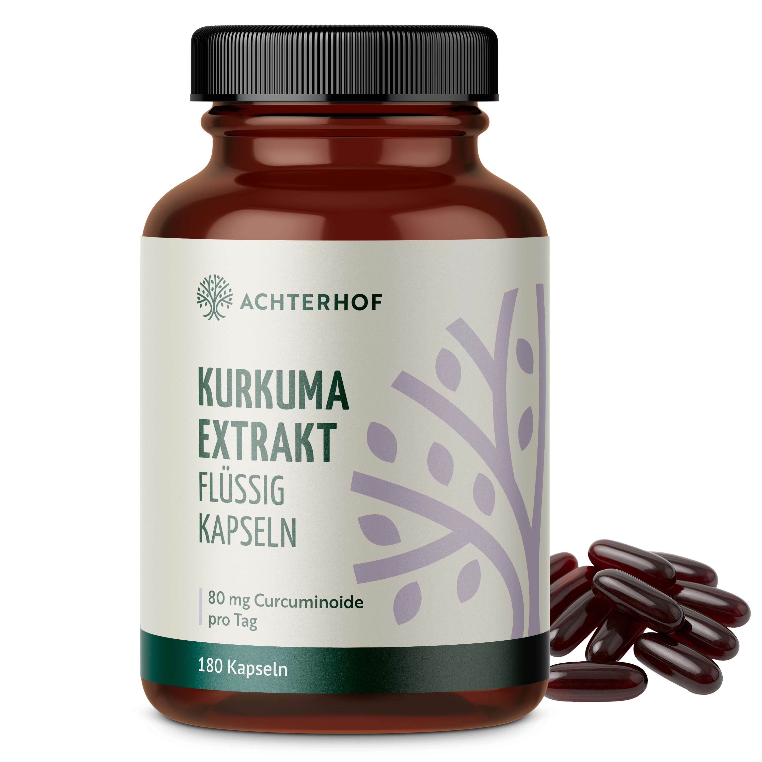 Kurkuma Extrakt Flüssig Kapseln (180 Kapseln)