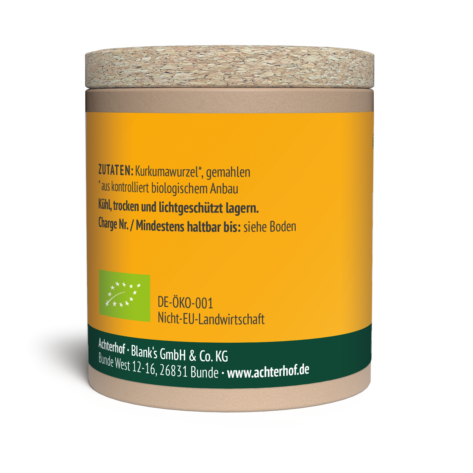 Bio Kurkuma Pulver (50g)