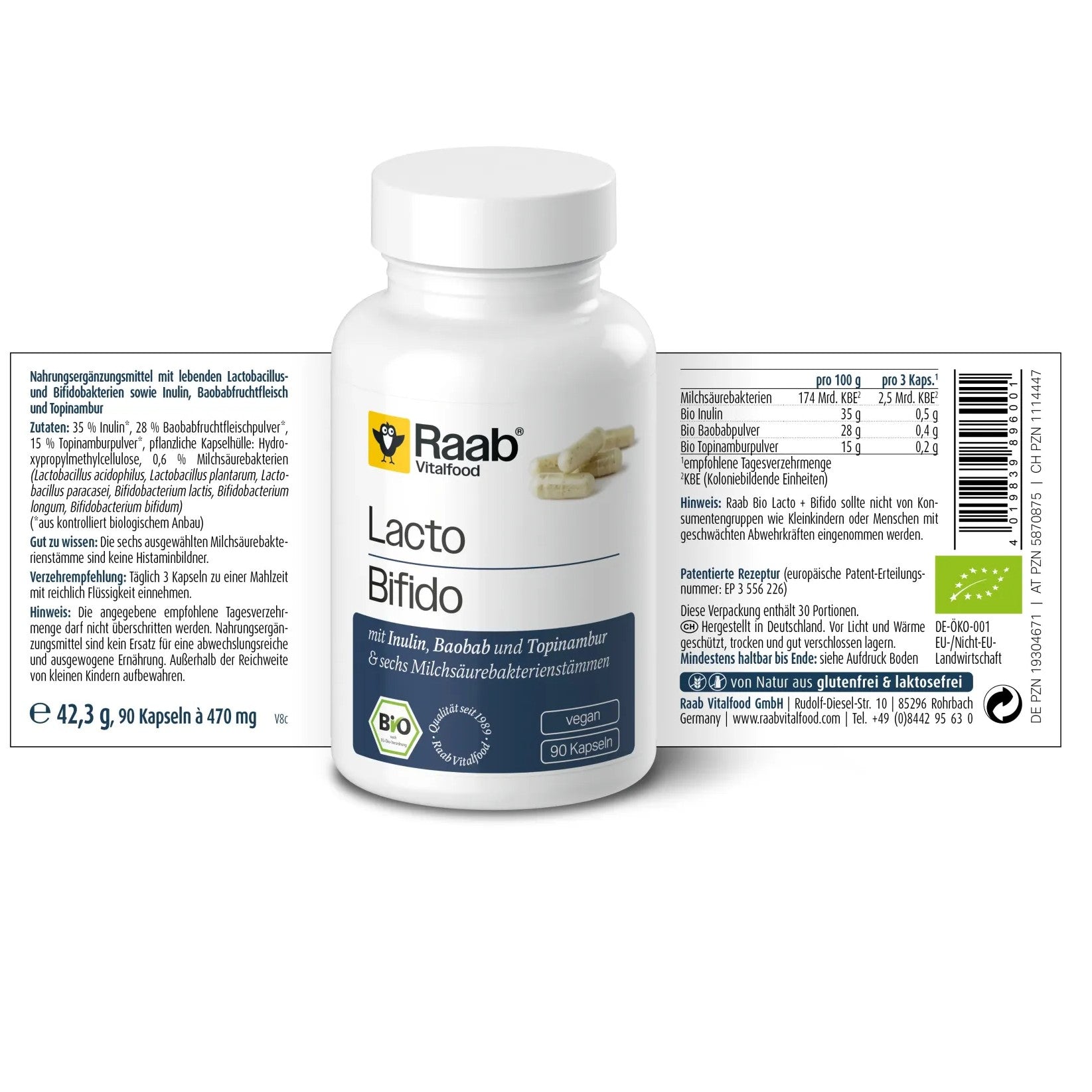 Lacto + Bifido bio (90 Kapseln)