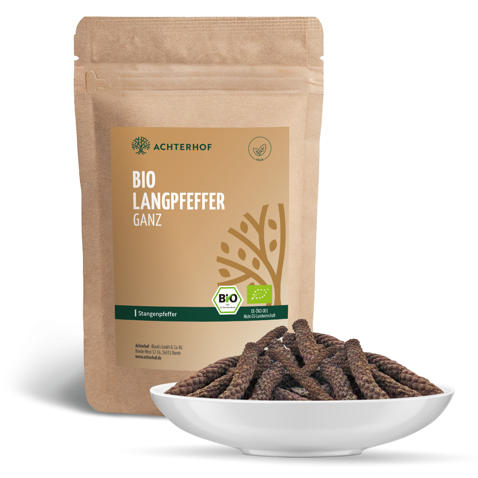 Bio Langpfeffer ganz (250g)