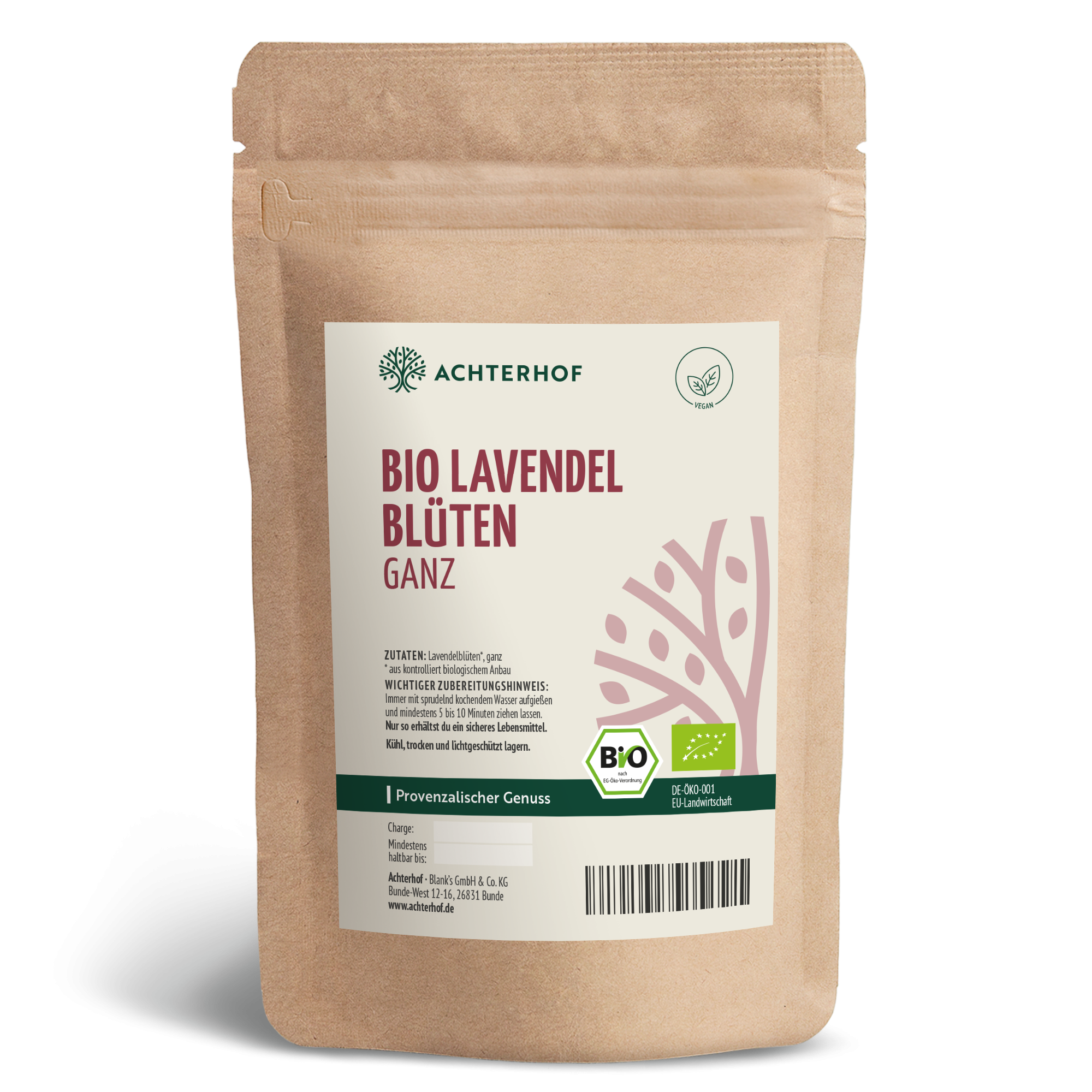 Lavendelblüten ganz Bio (100g)