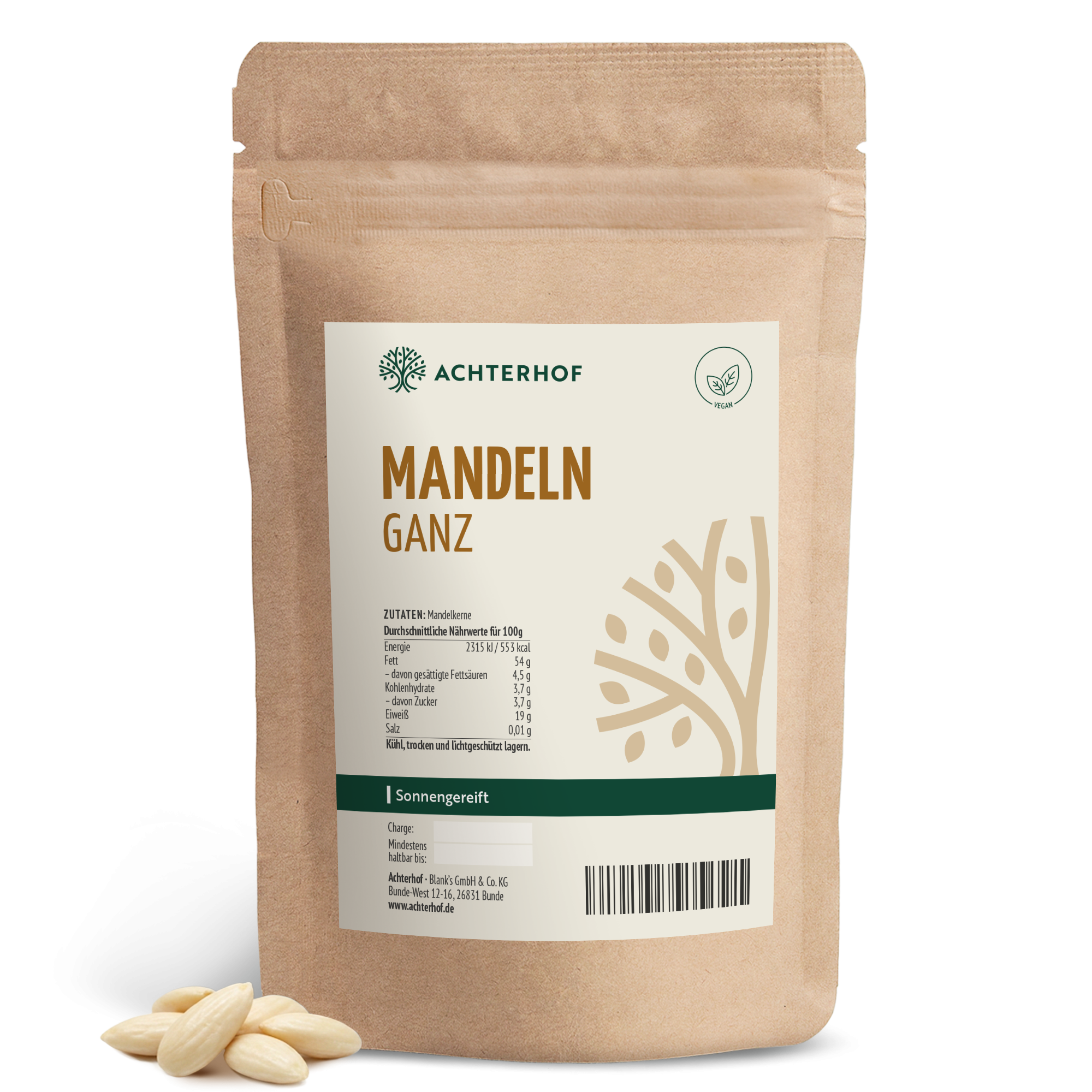 Mandeln ganz (250g)