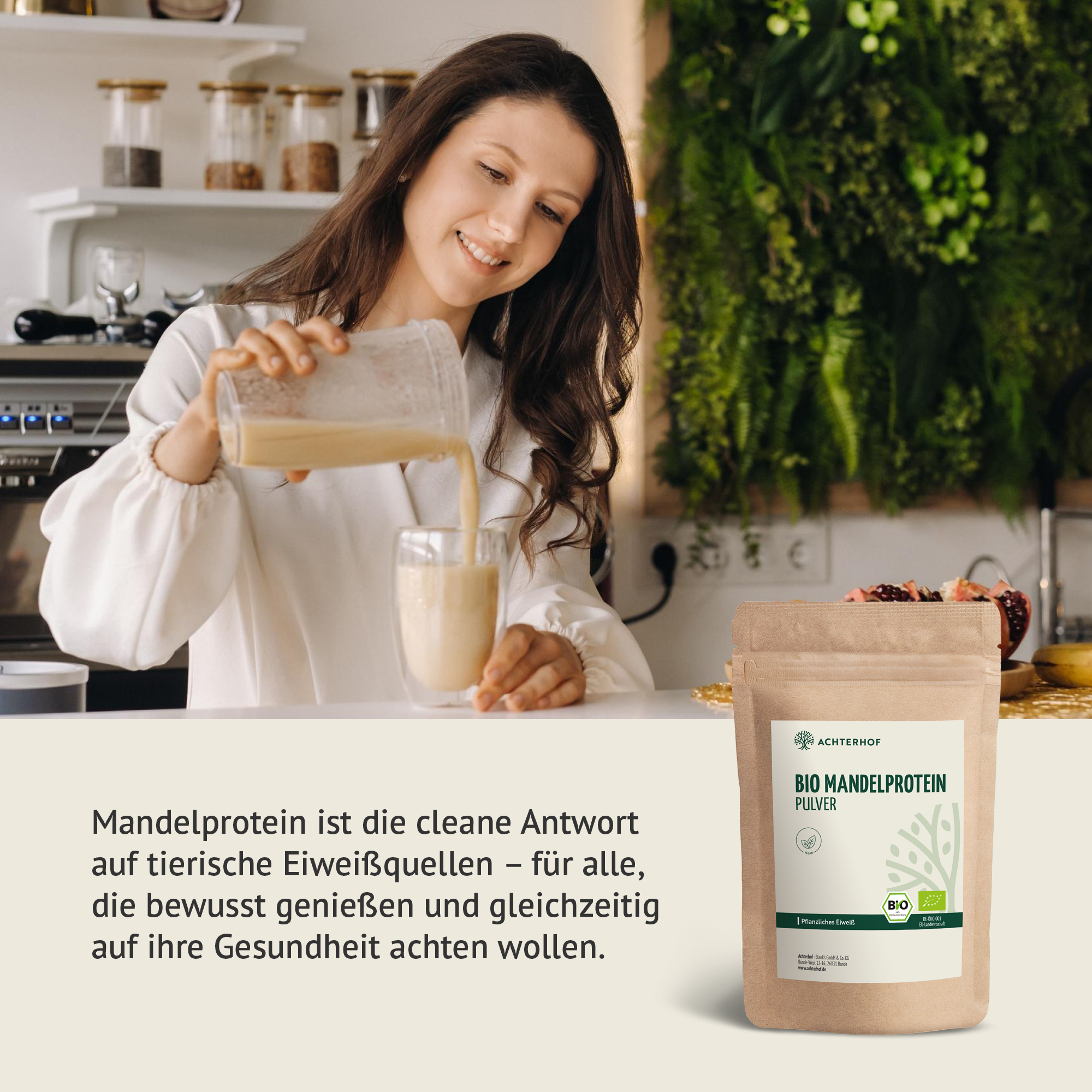 Bio Mandelprotein Pulver (1000g)
