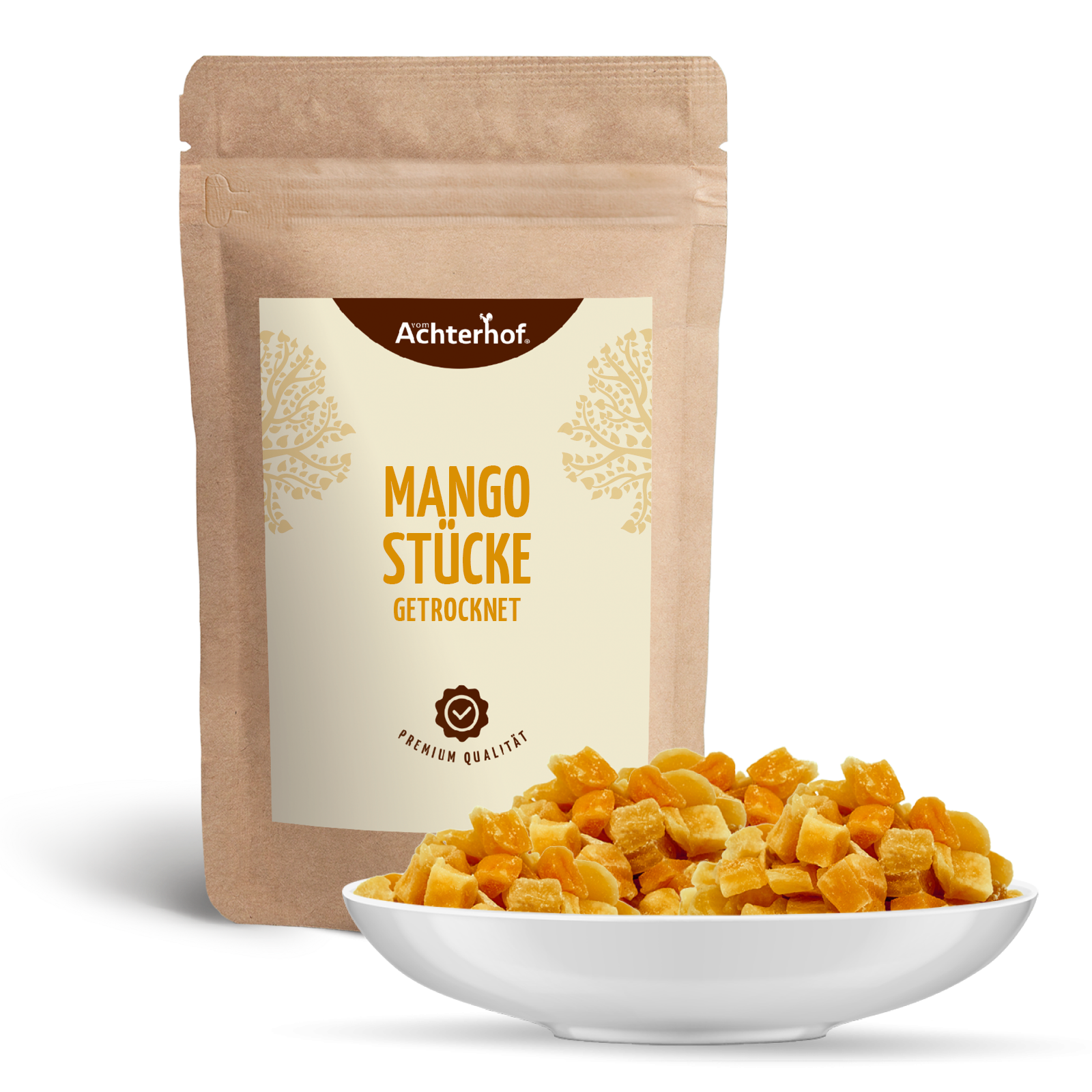 Mangostücke getrocknet & gezuckert (500g)