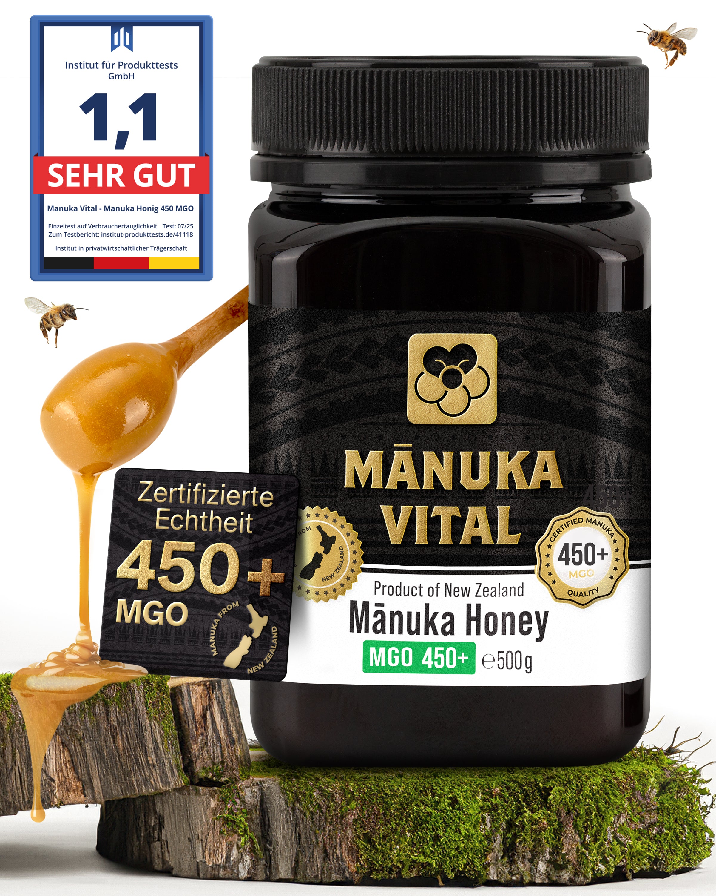 Manuka Vital Honig MGO 450+ (500g)
