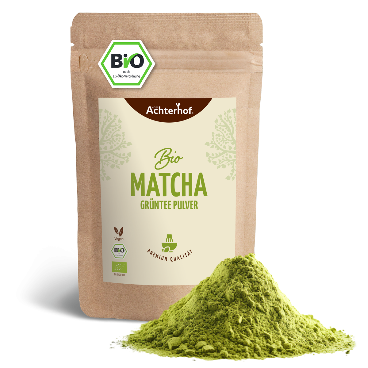 Bio Matcha Grüntee Pulver (100g)