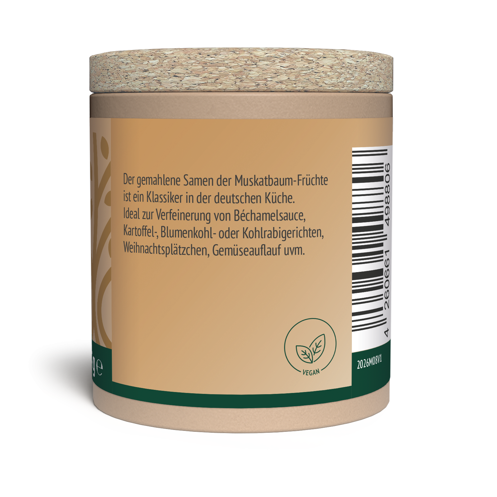 Muskatnuss gemahlen Bio (35g)