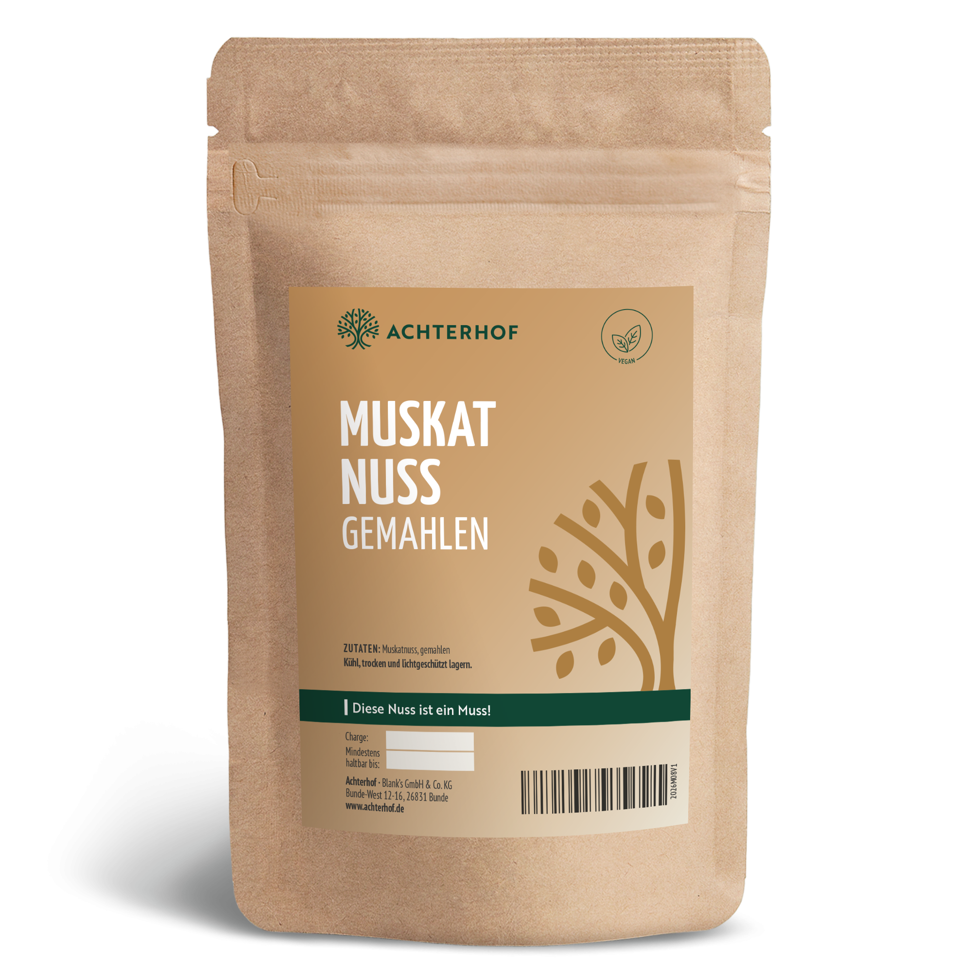 Muskatnuss gemahlen (100g)