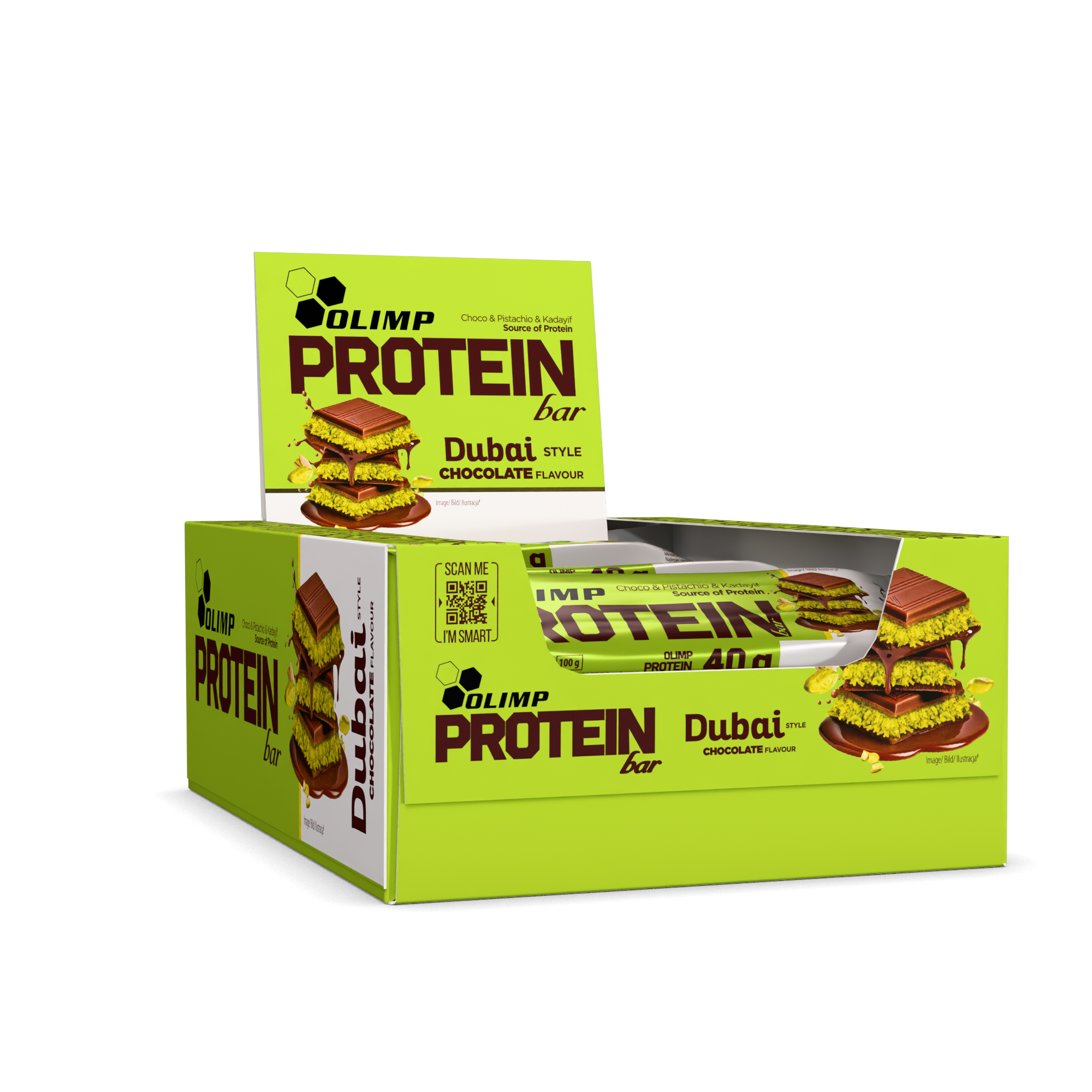 Protein Bar Dubai Style Chocolate (25x40g)