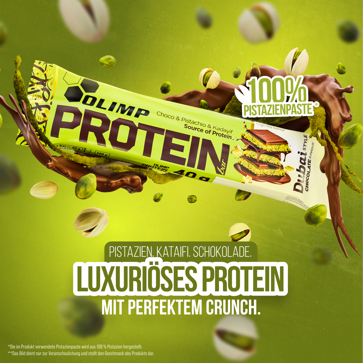 Protein Bar Dubai Style Chocolate (25x40g)