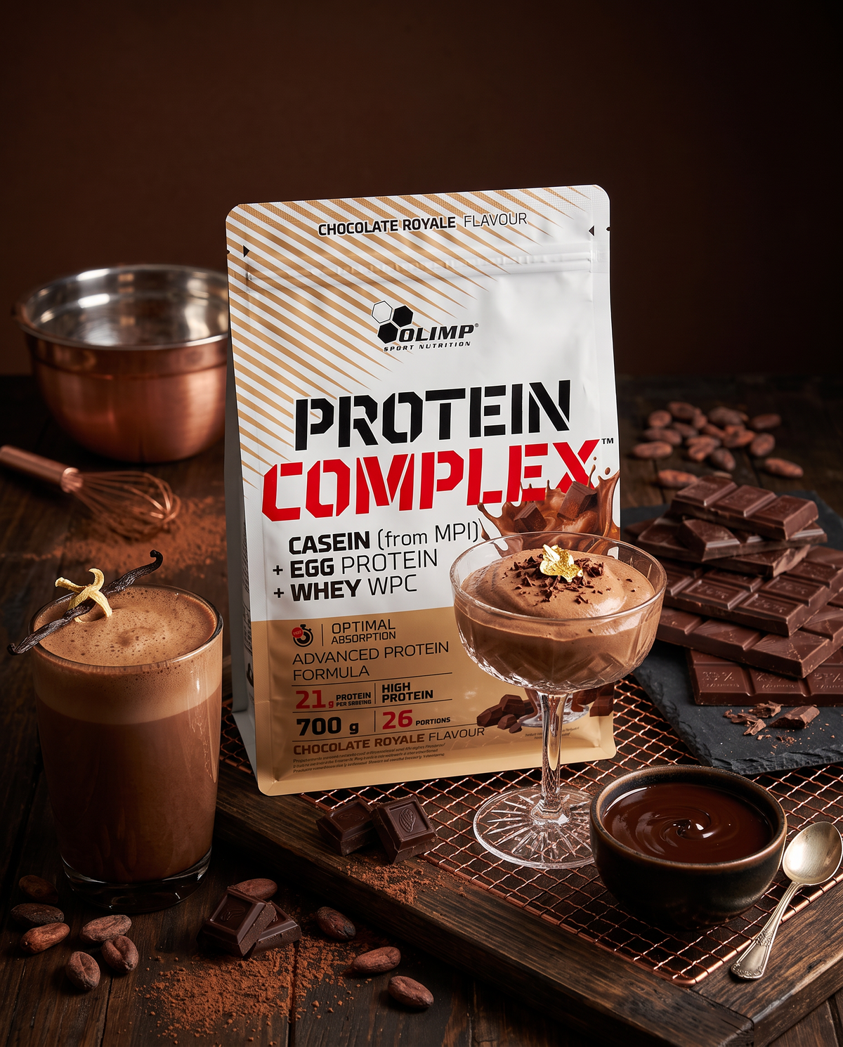Protein Complex 100% (700g) Chocolate Royale