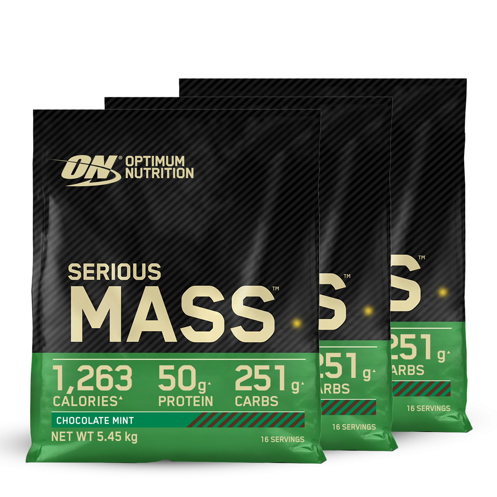 3x Serious Mass (5450g)