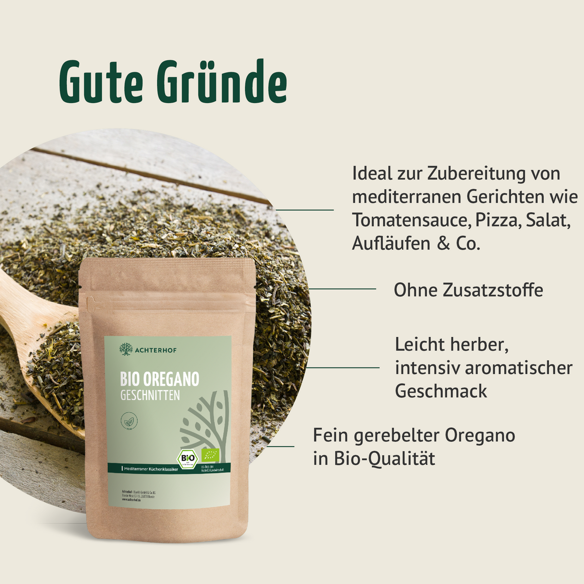 Oregano geschnitten Bio (500g)