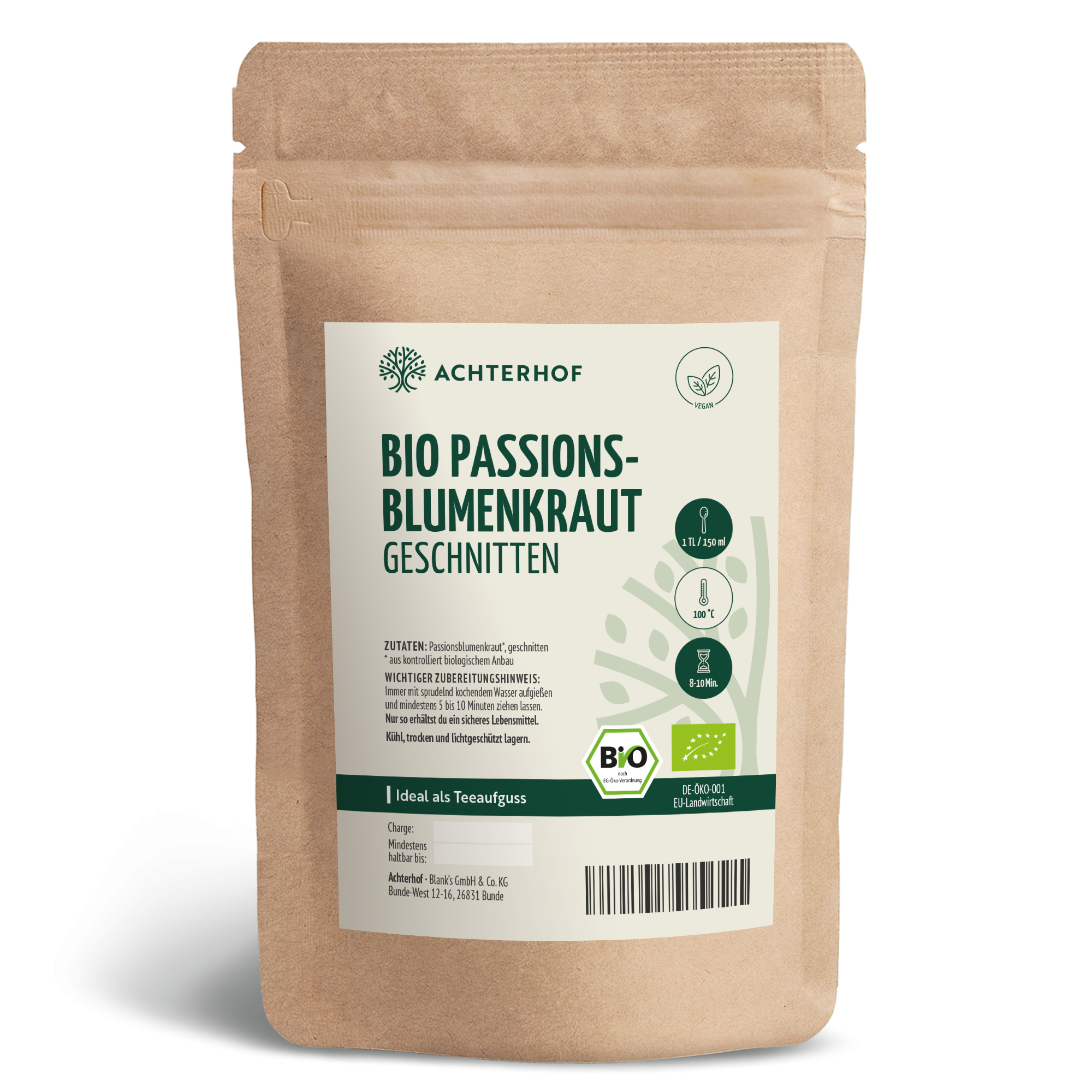 Passionsblumenkraut geschnitten Bio (100g)