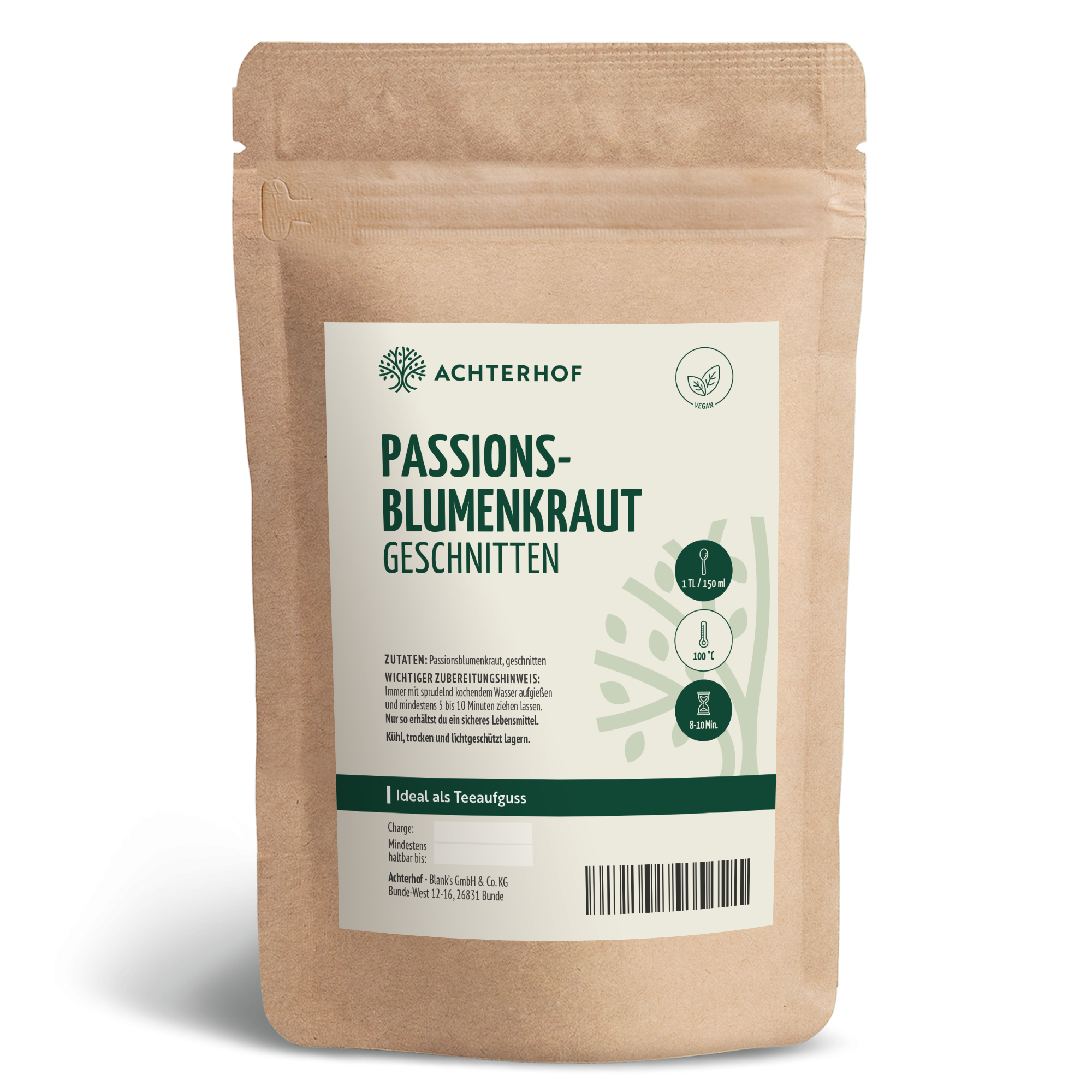 Passionsblumenkraut geschnitten (100g)