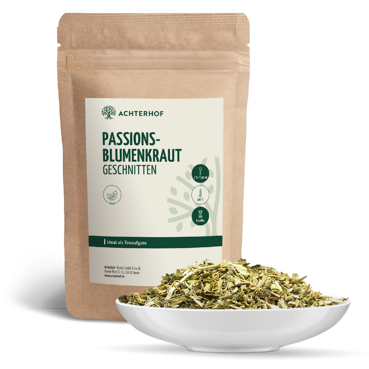 Passionsblumenkraut geschnitten (500g)