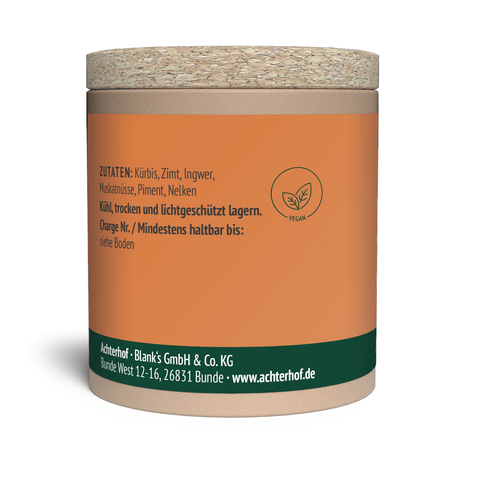 Pumpkin Spice Latte Gewürzmischung (60g)