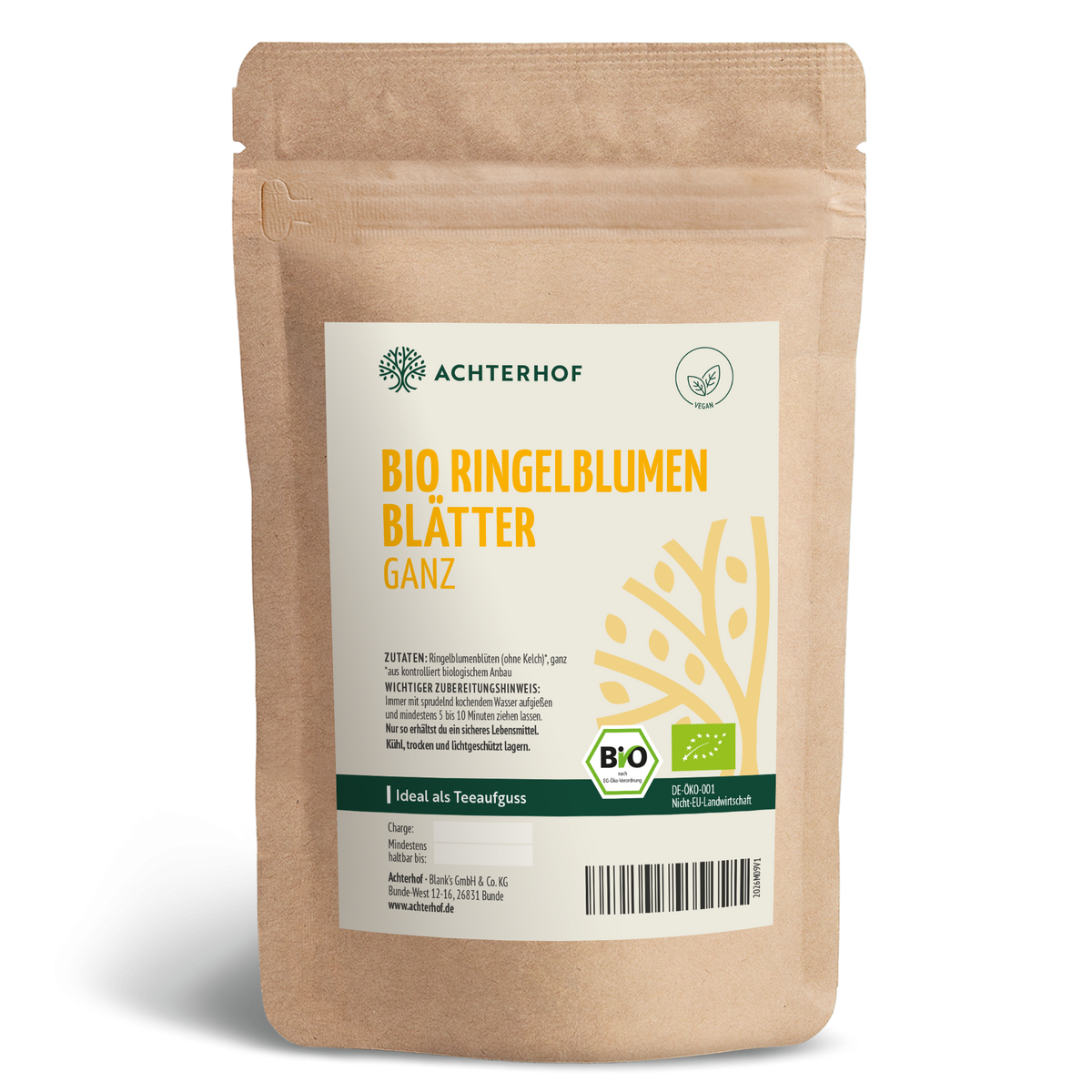 Ringelblumenblüten ohne Kelch ganz Bio (250g)