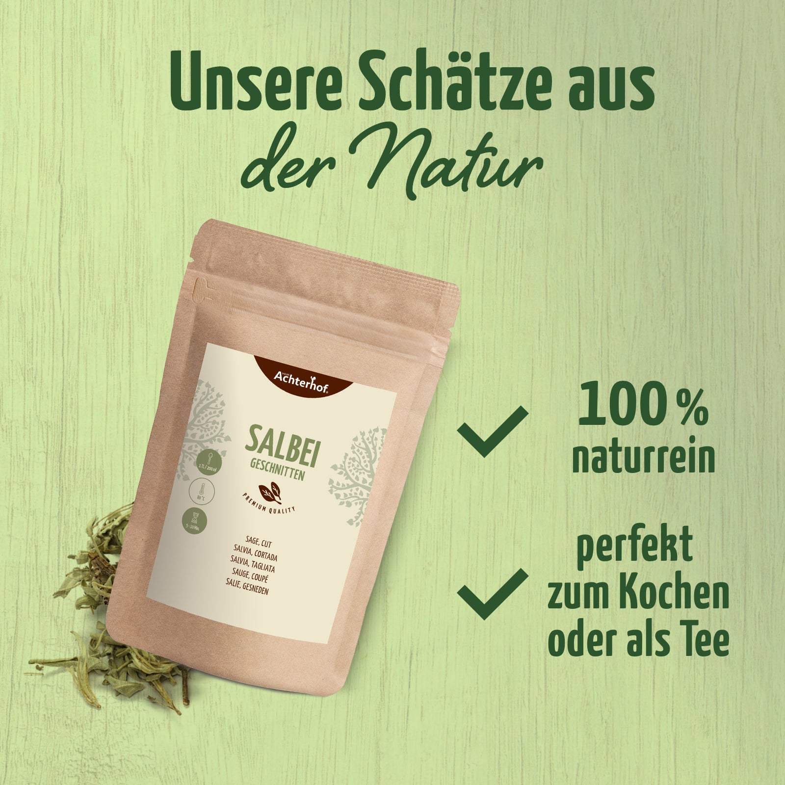 Salbei geschnitten (500g)