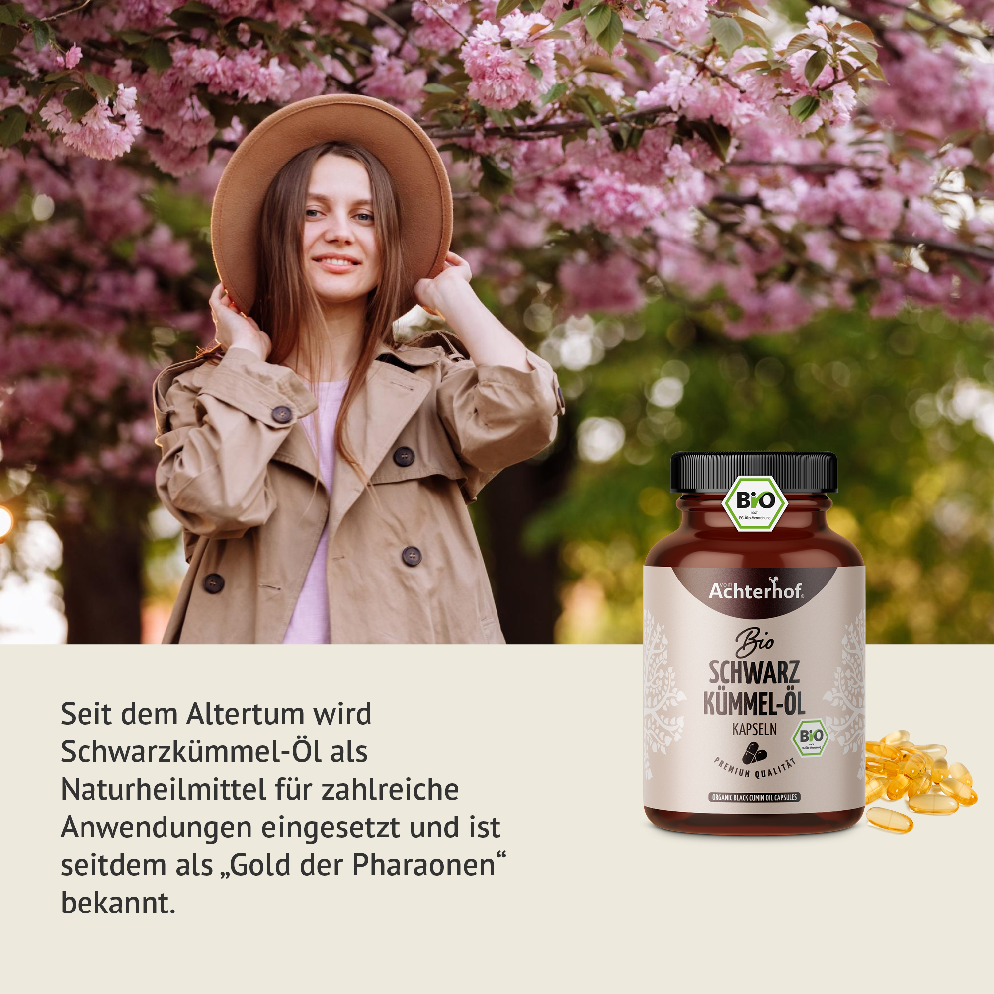 Bio Schwarzkümmel-Öl Kapseln (220 Kapseln)