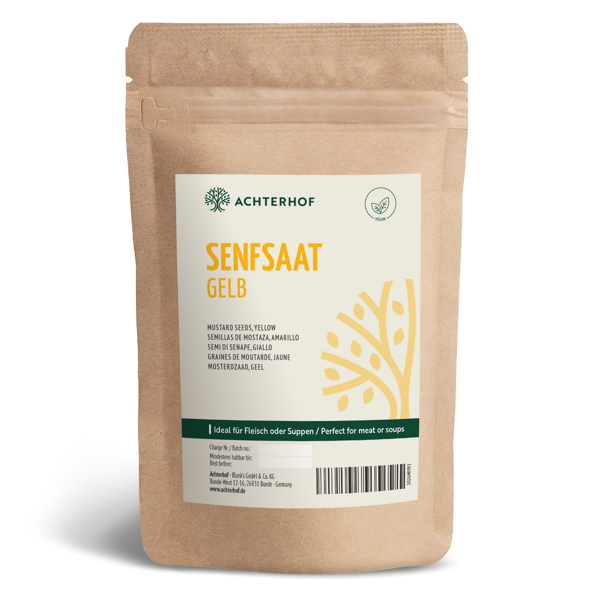 Senfsaat gelb ganz (500g)