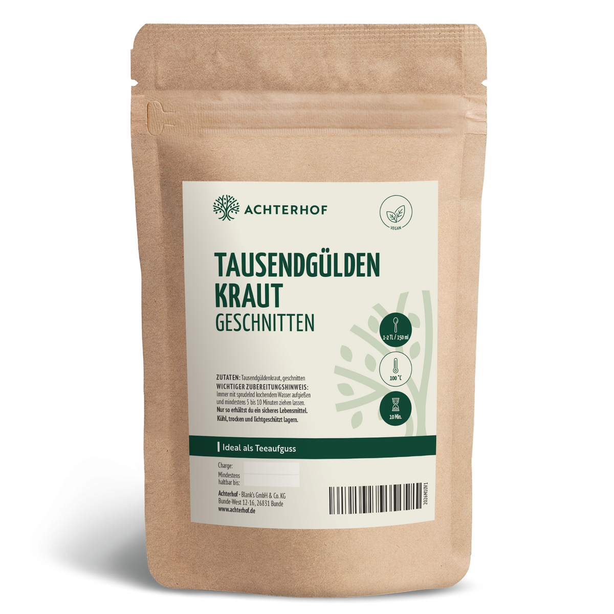 Tausendgüldenkraut geschnitten (100g)