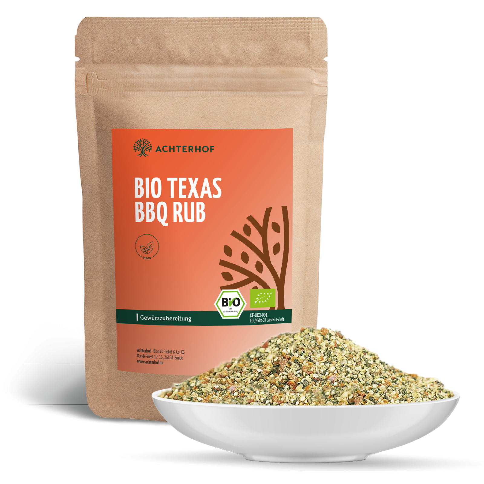 Texas BBQ Rub Gewürzzubereitung Bio (100g)