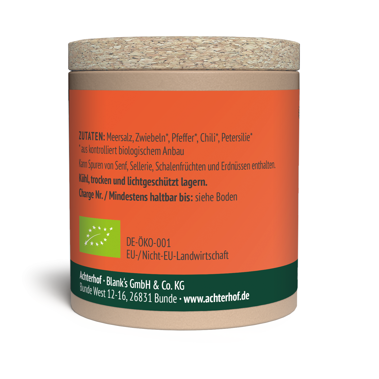 Texas BBQ Rub Gewürzzubereitung Bio (68g)
