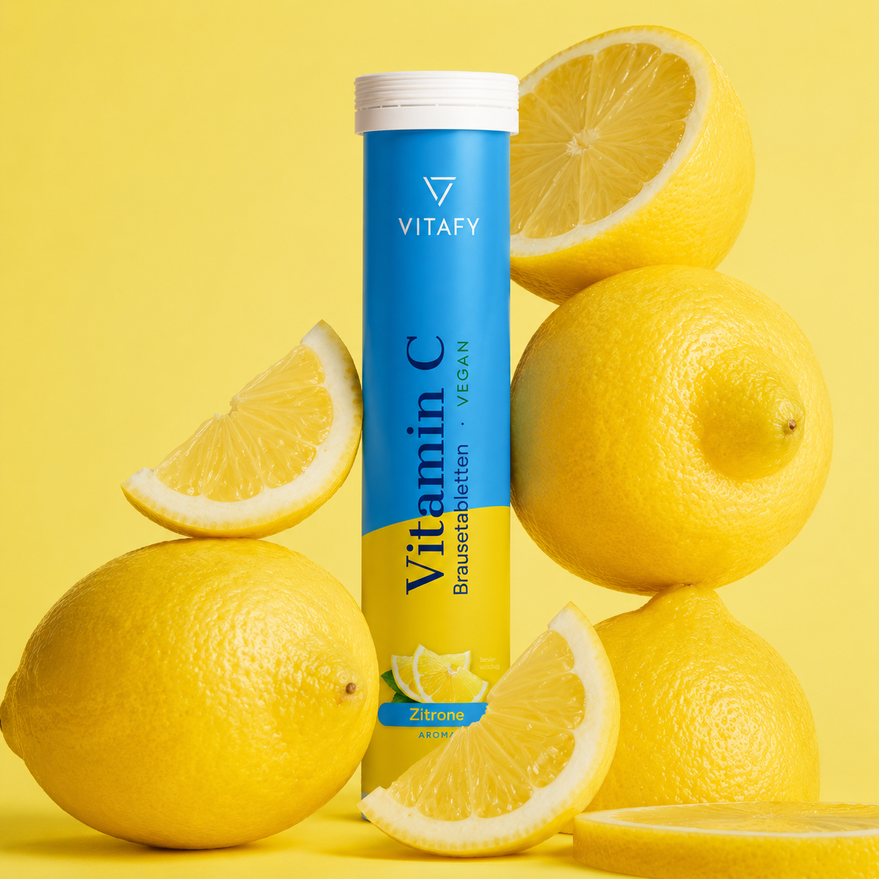 Vitamin C - Zitrone (20 Brausetabletten) - 6er Pack