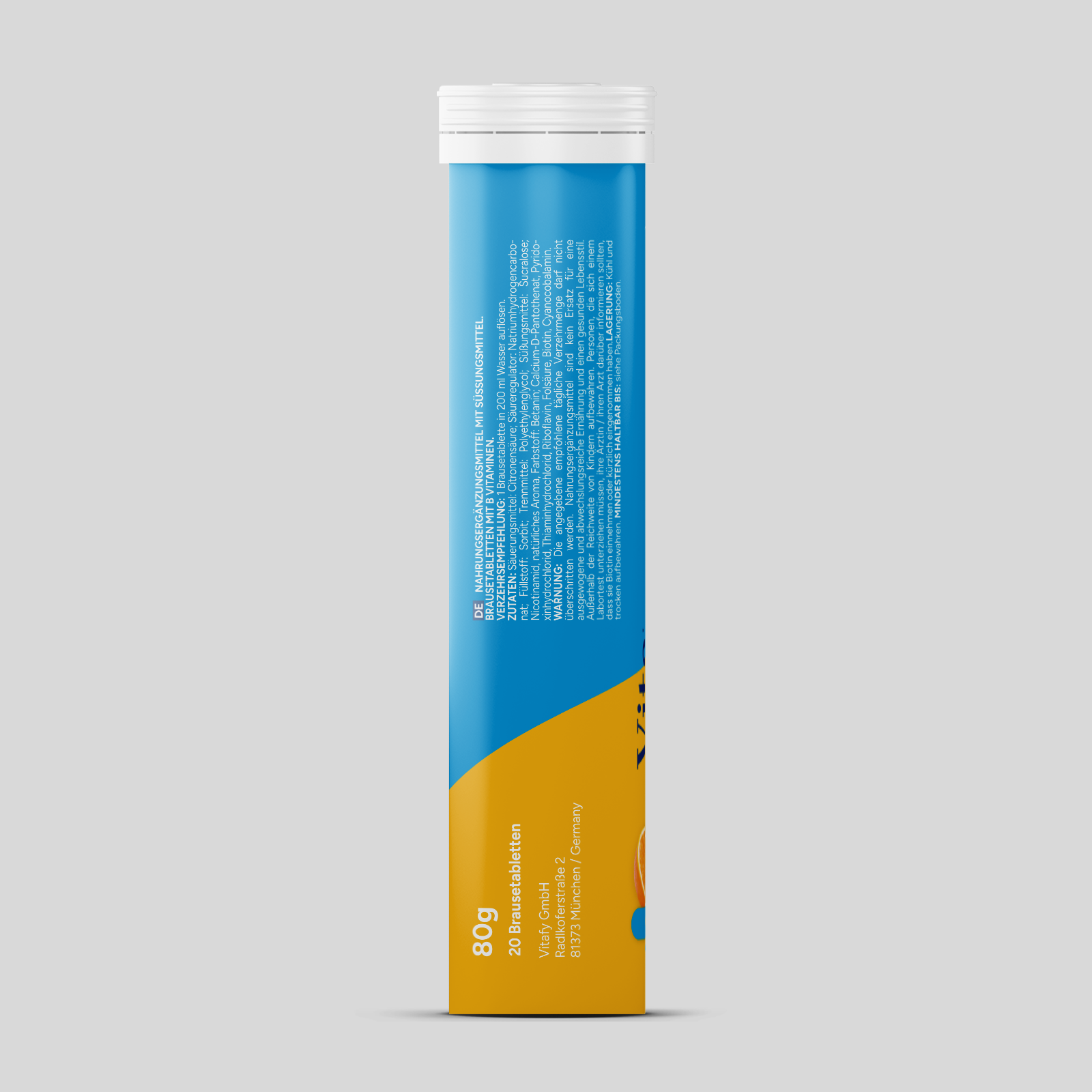 Vitamin B Komplex - Orange (20 Brausetabletten) - 6er Pack