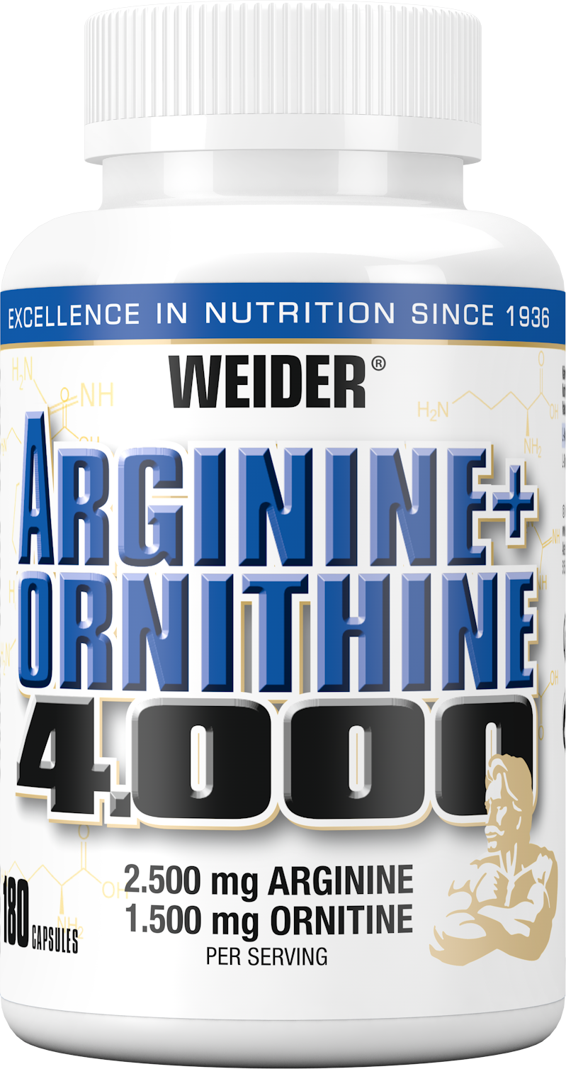 Arginine + Ornithine 4.000 (180 Kapseln)