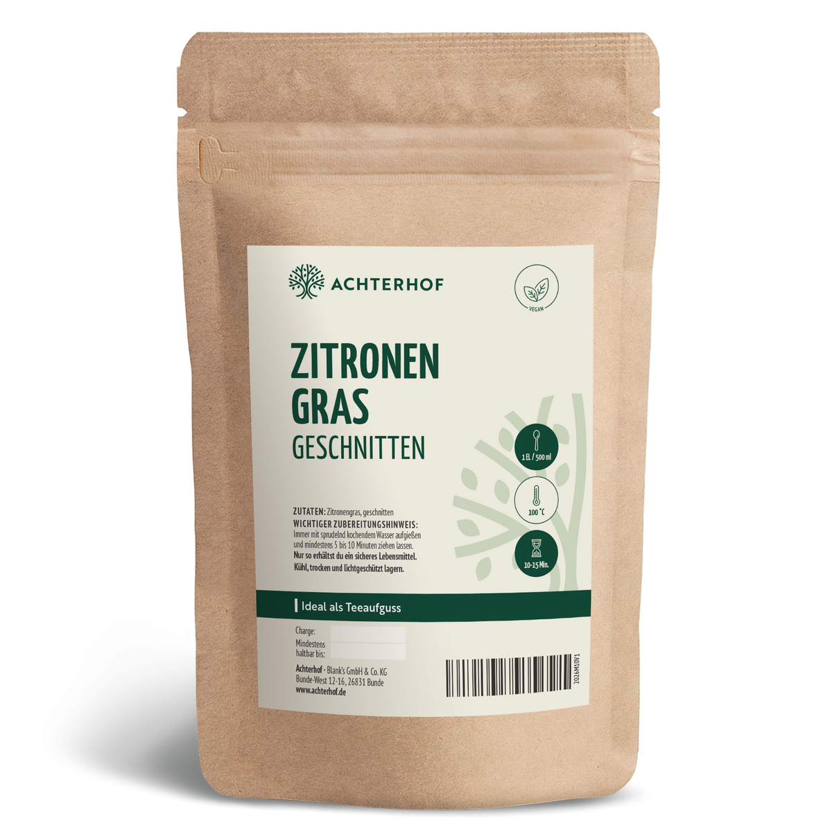 Zitronengras geschnitten (1000g)